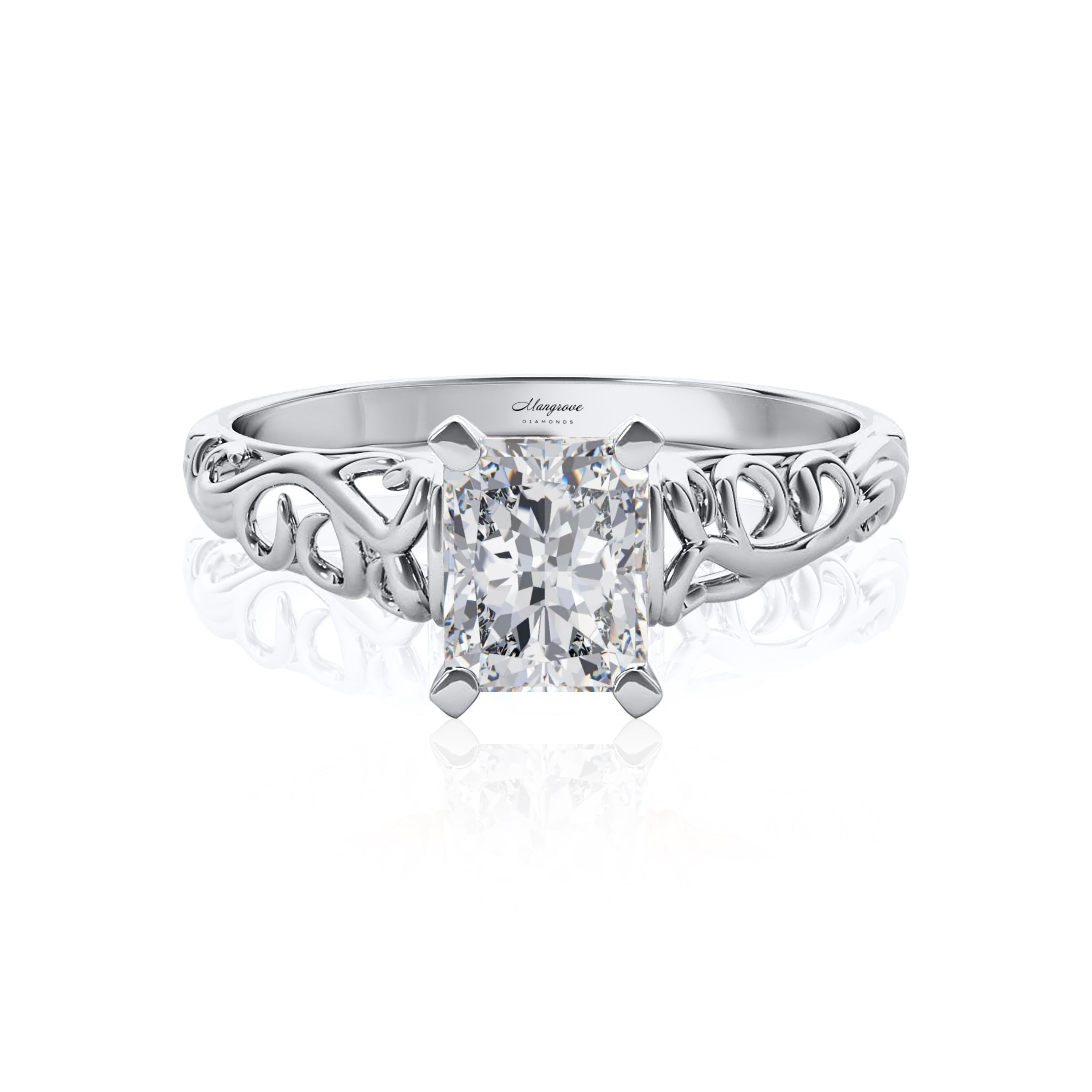 #Metal_14K White Gold#Prong_Standard#Shape_Radiant#Metal_18K White Gold#Metal_Platinum