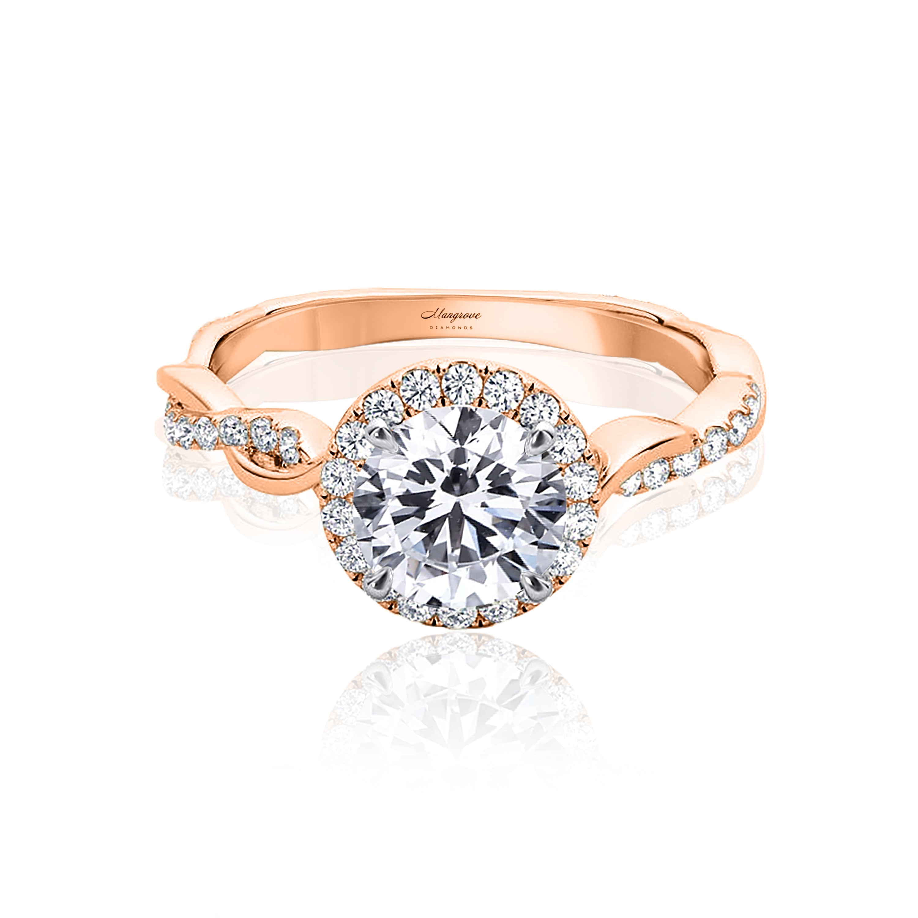#Metal_14K Rose Gold#Prong_Standard#Shape_Round