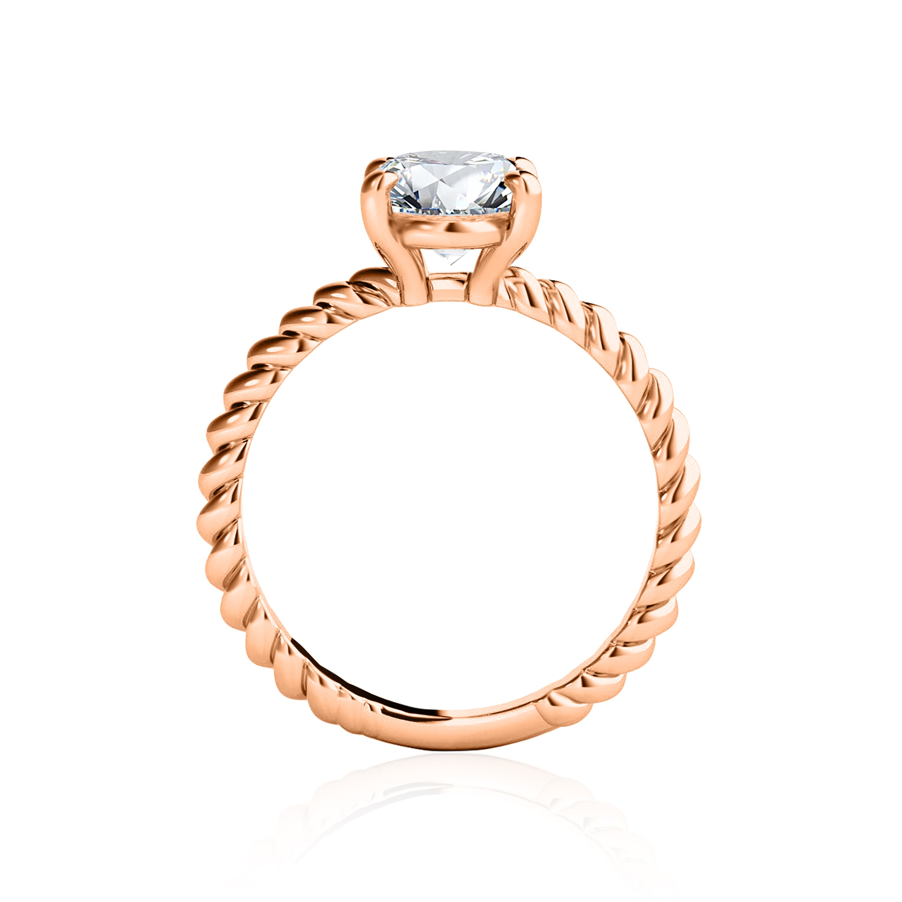 #Metal_14K Rose Gold#Shape_Oval