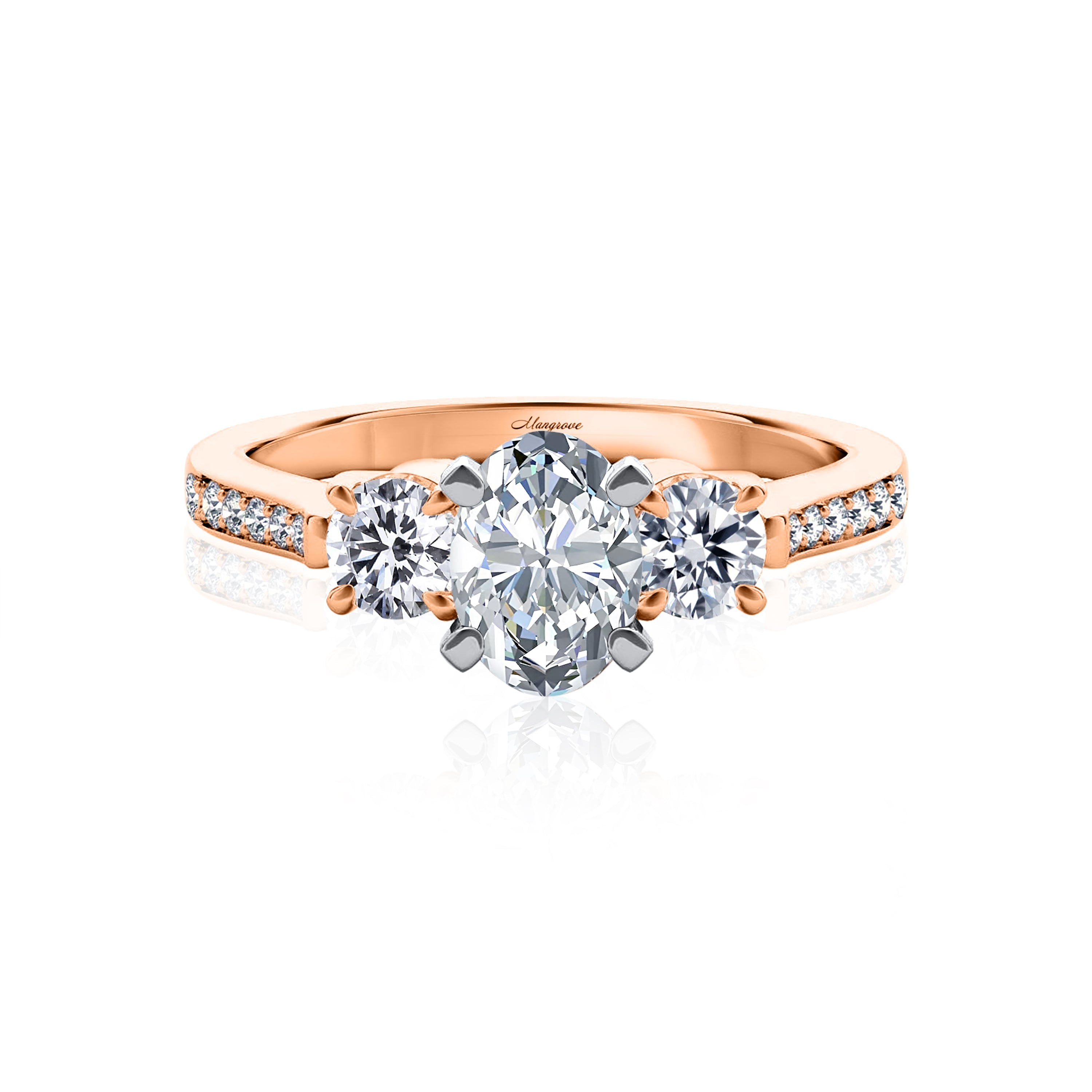 #Metal_14K Rose Gold#Prong_Standard#Shape_Oval