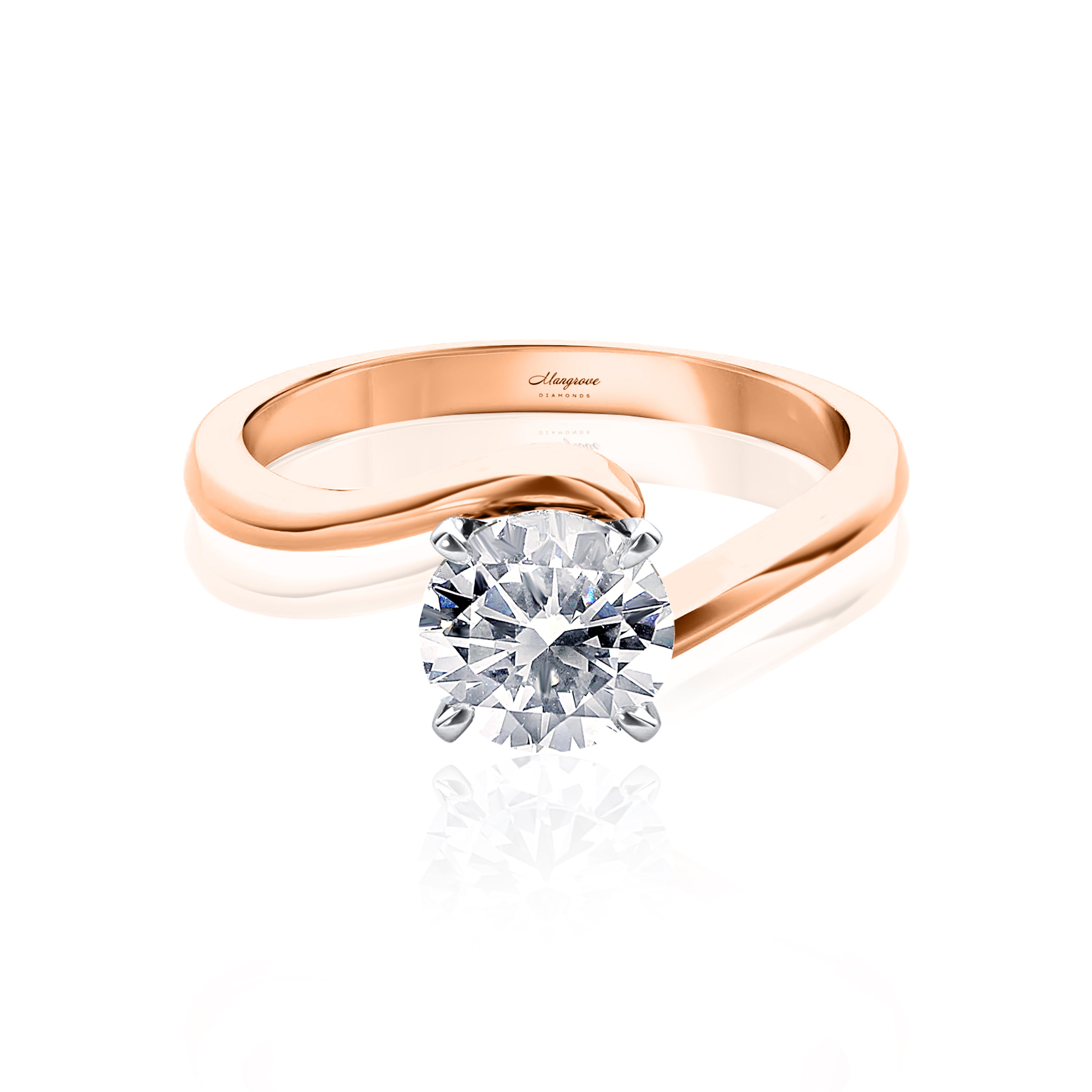 #Metal_14K Rose Gold#Prong_6#Shape_Round