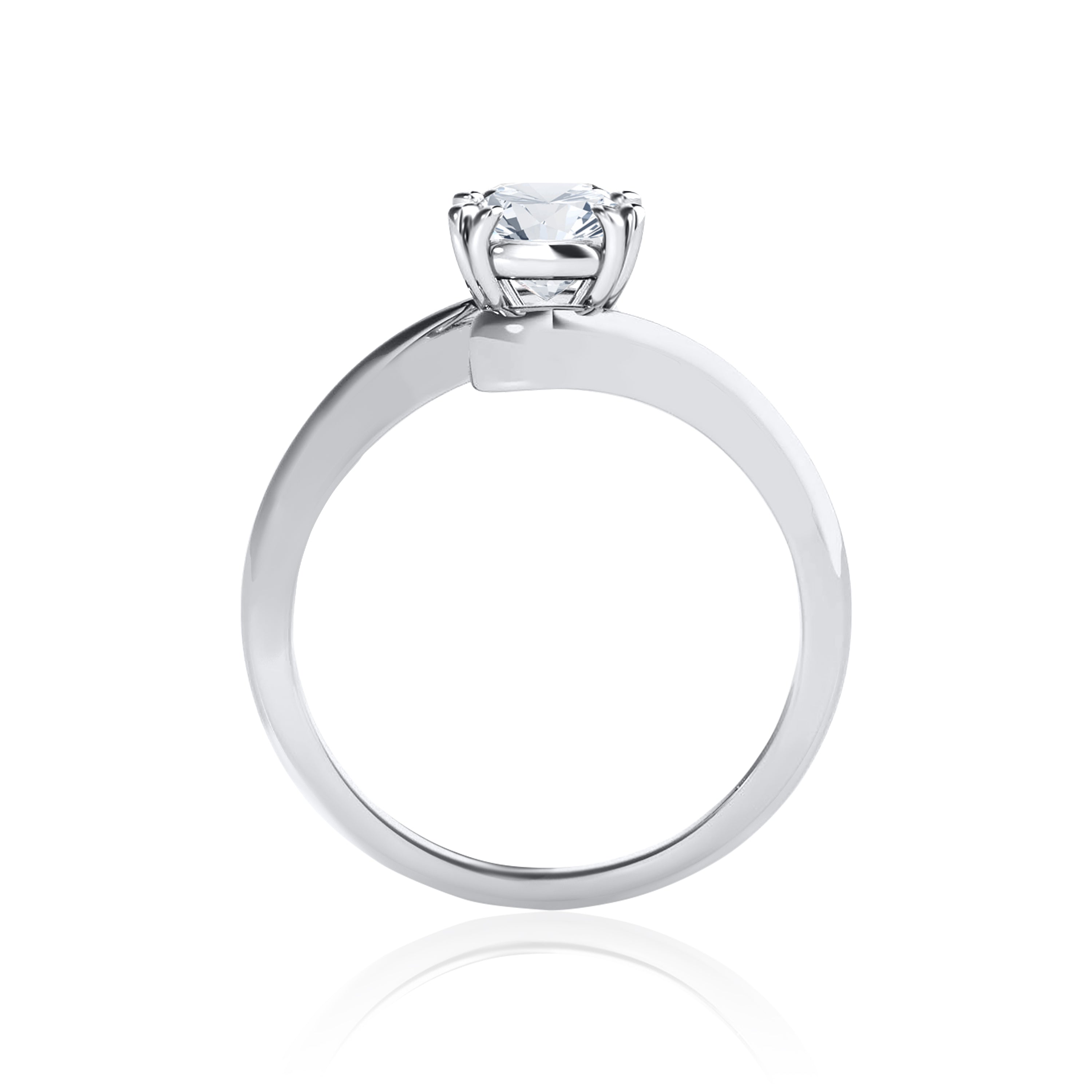 #Metal_14K White Gold#Prong_Standard#Shape_Asscher