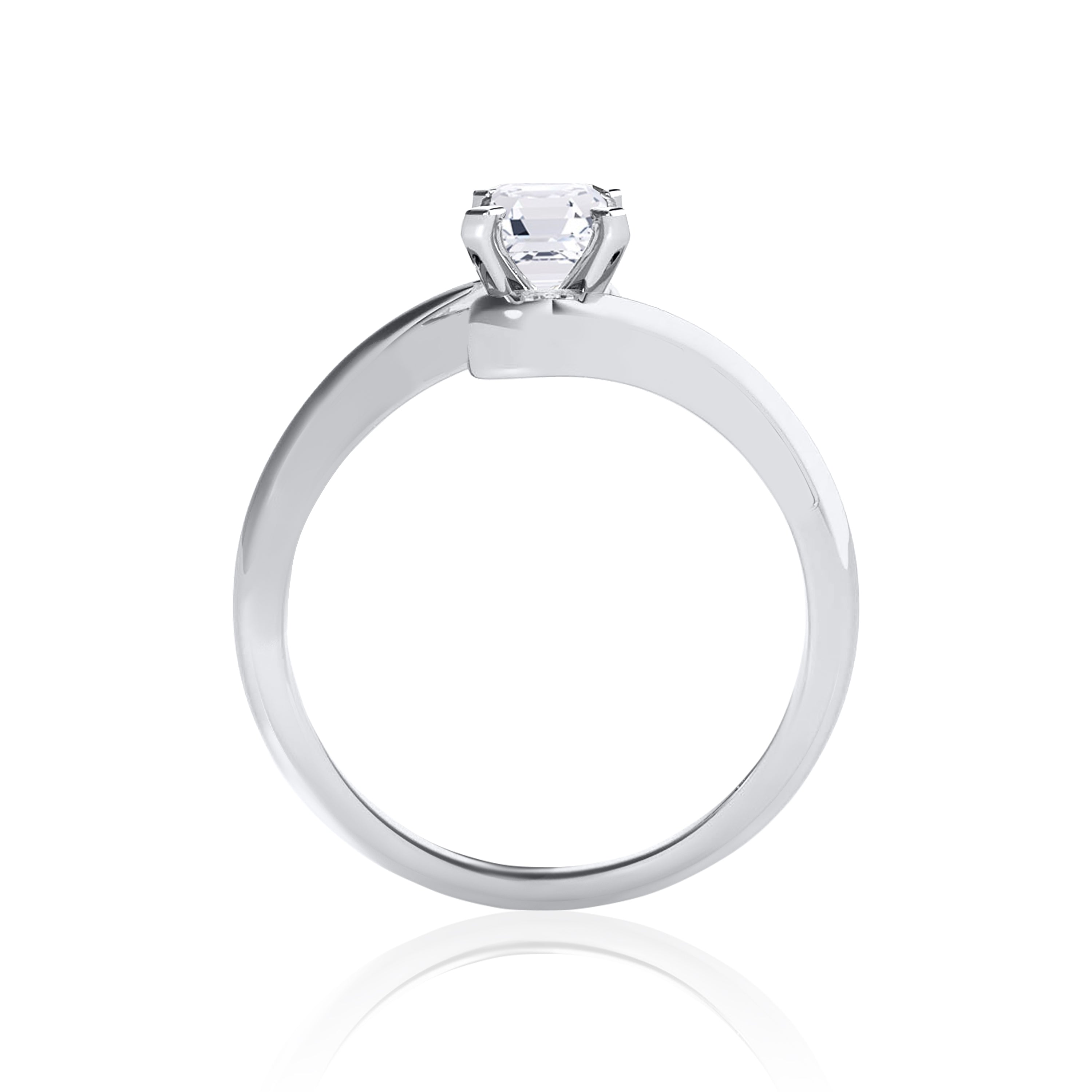 #Metal_14K White Gold#Prong_Standard#Shape_Emerald#Metal_18K White Gold