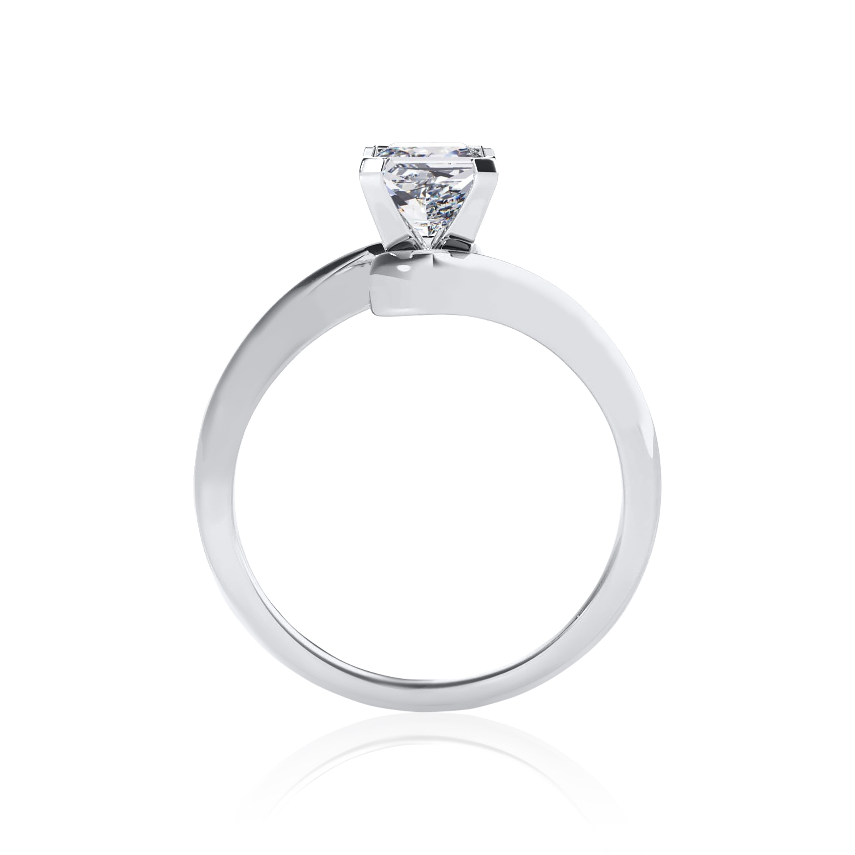 #Metal_14K White Gold#Prong_Standard#Shape_Princess#Metal_18K White Gold