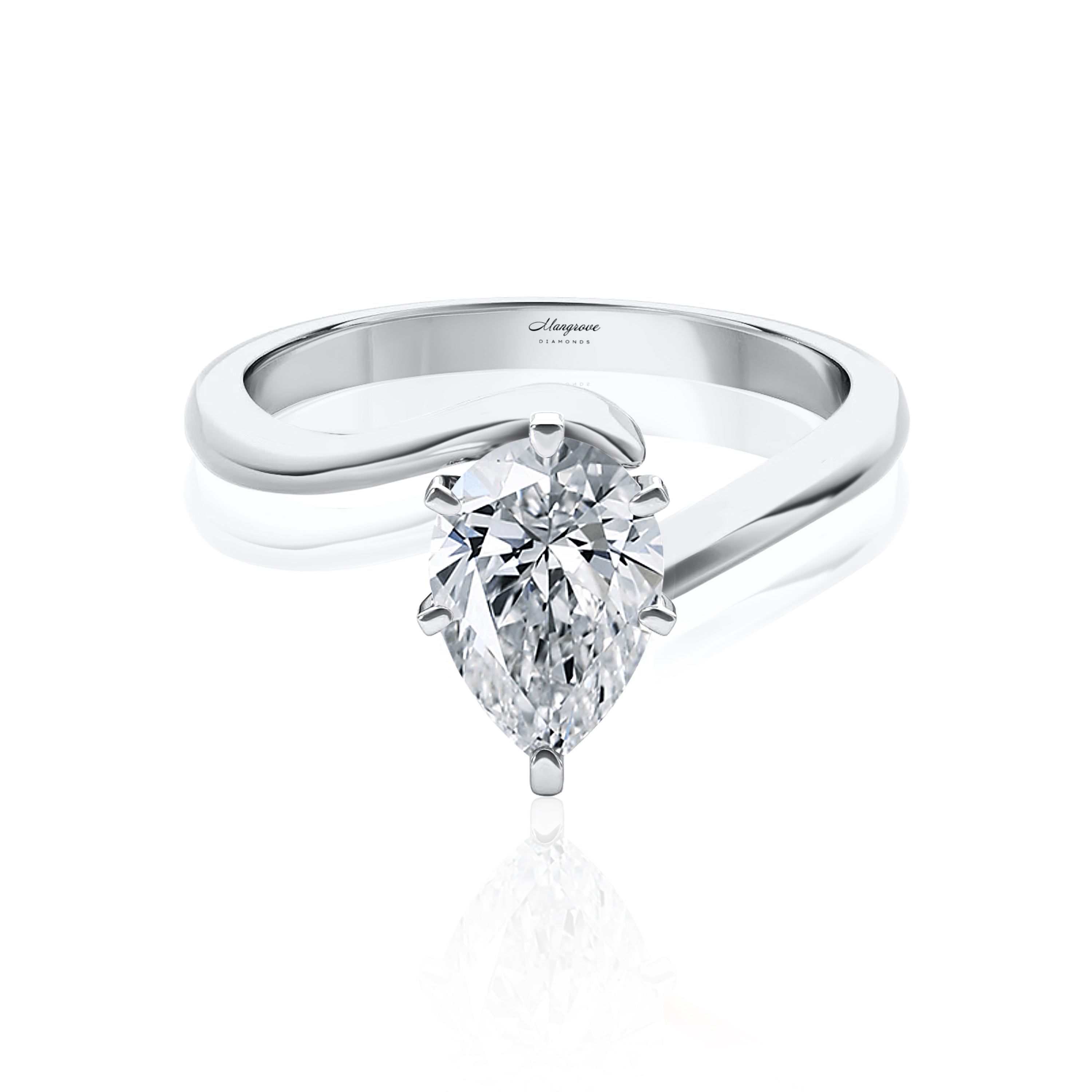 #Metal_14K White Gold#Prong_Standard#Shape_Pear#Metal_18K White Gold#Metal_Platinum