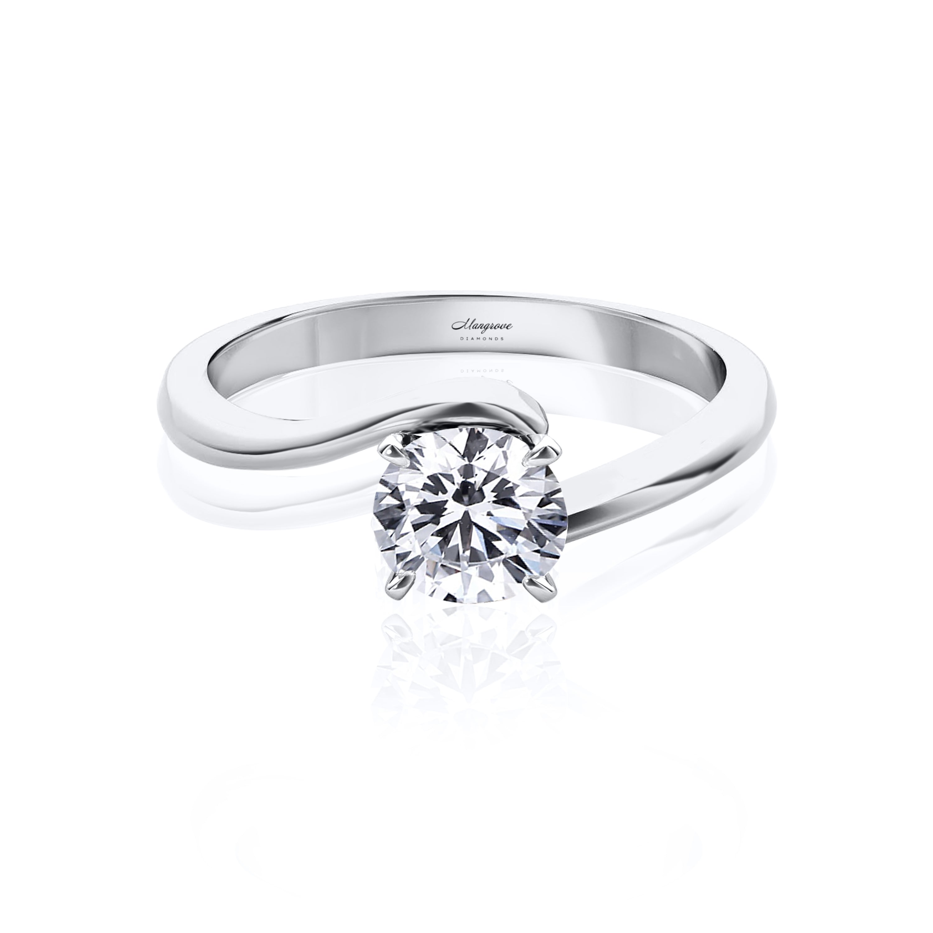 #Metal_14K White Gold#Prong_Standard#Shape_Round#Metal_18K White Gold