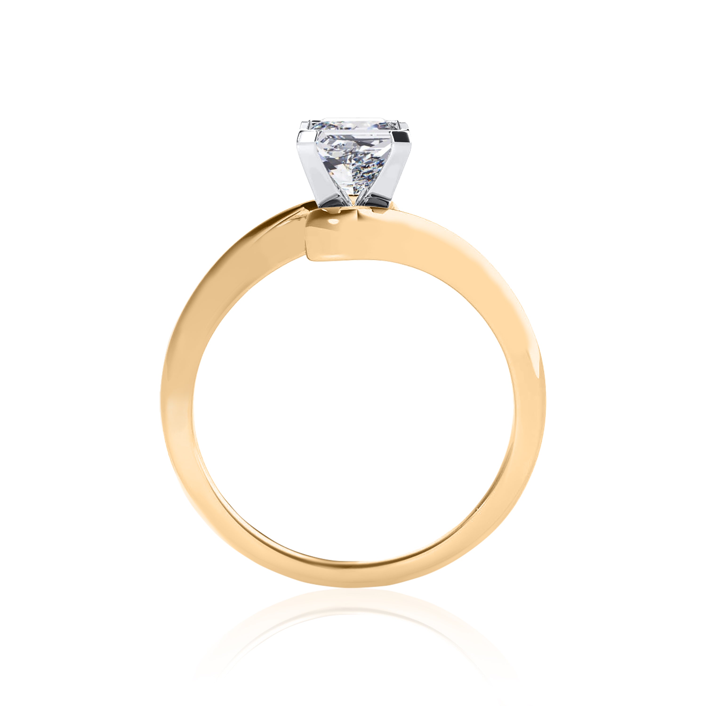 #Metal_14K Yellow Gold#Prong_Standard#Shape_Princess#Metal_18K Yellow Gold