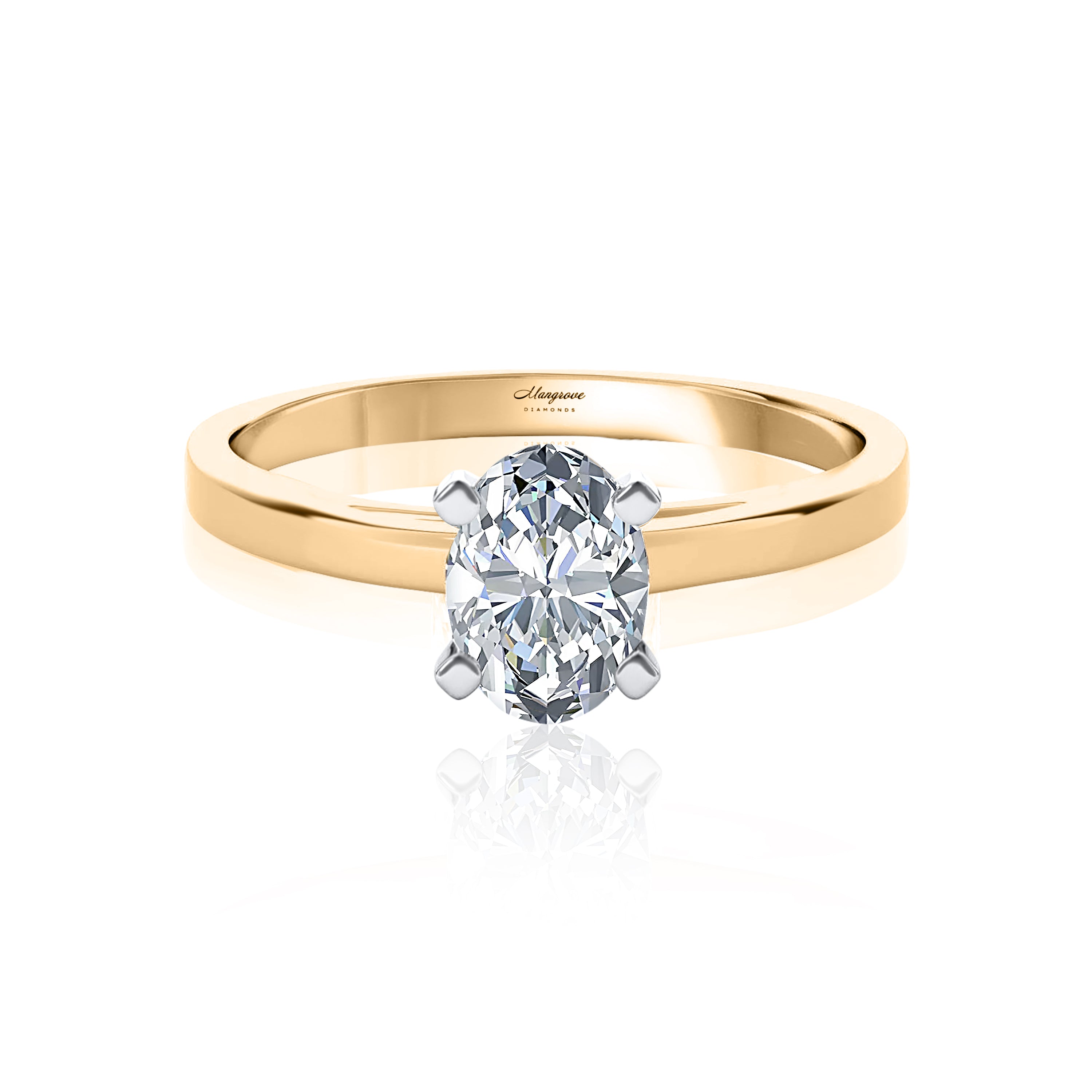 #Metal_14K Yellow Gold#Prong_Standard#Shape_Oval#Metal_18K Yellow Gold