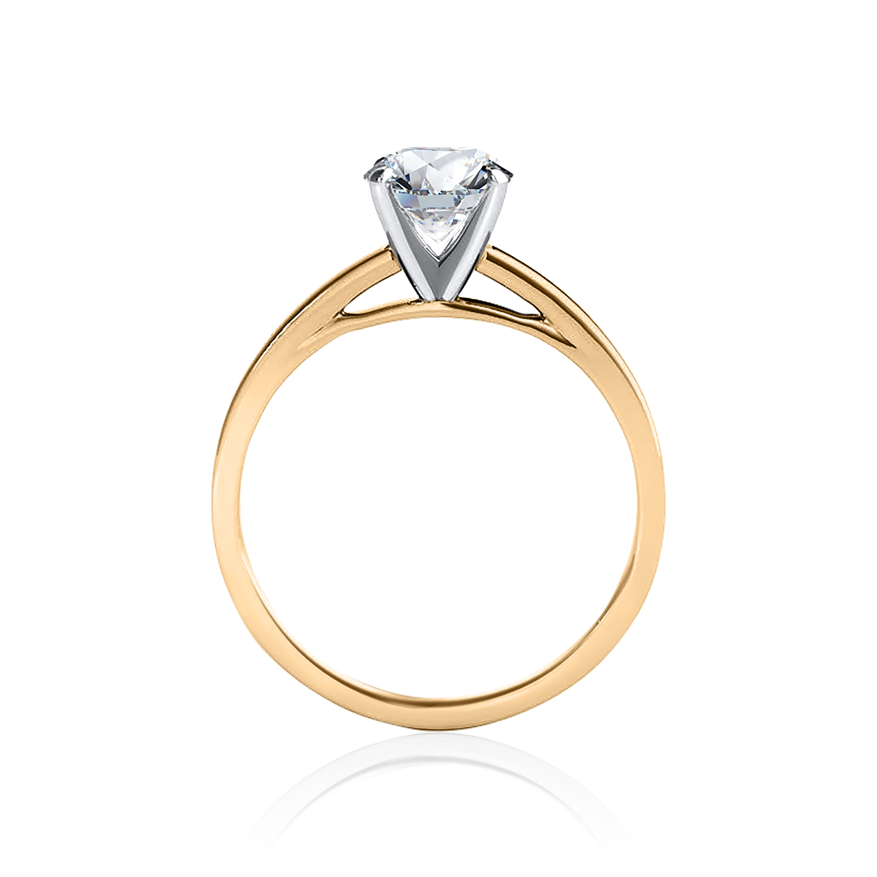 #Metal_14K Yellow Gold#Prong_Standard#Shape_Heart#Metal_18K Yellow Gold#Prong_6#Shape_Round