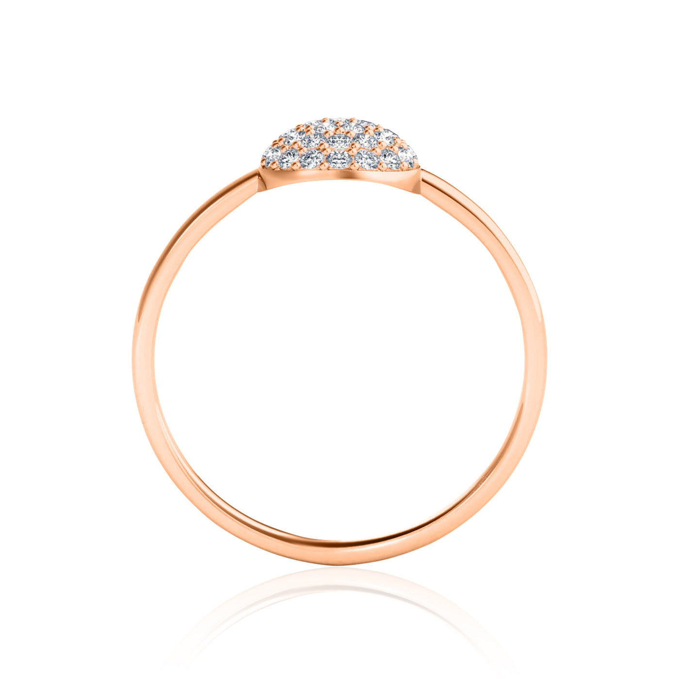 Morning Dew Diamond Dome Ring