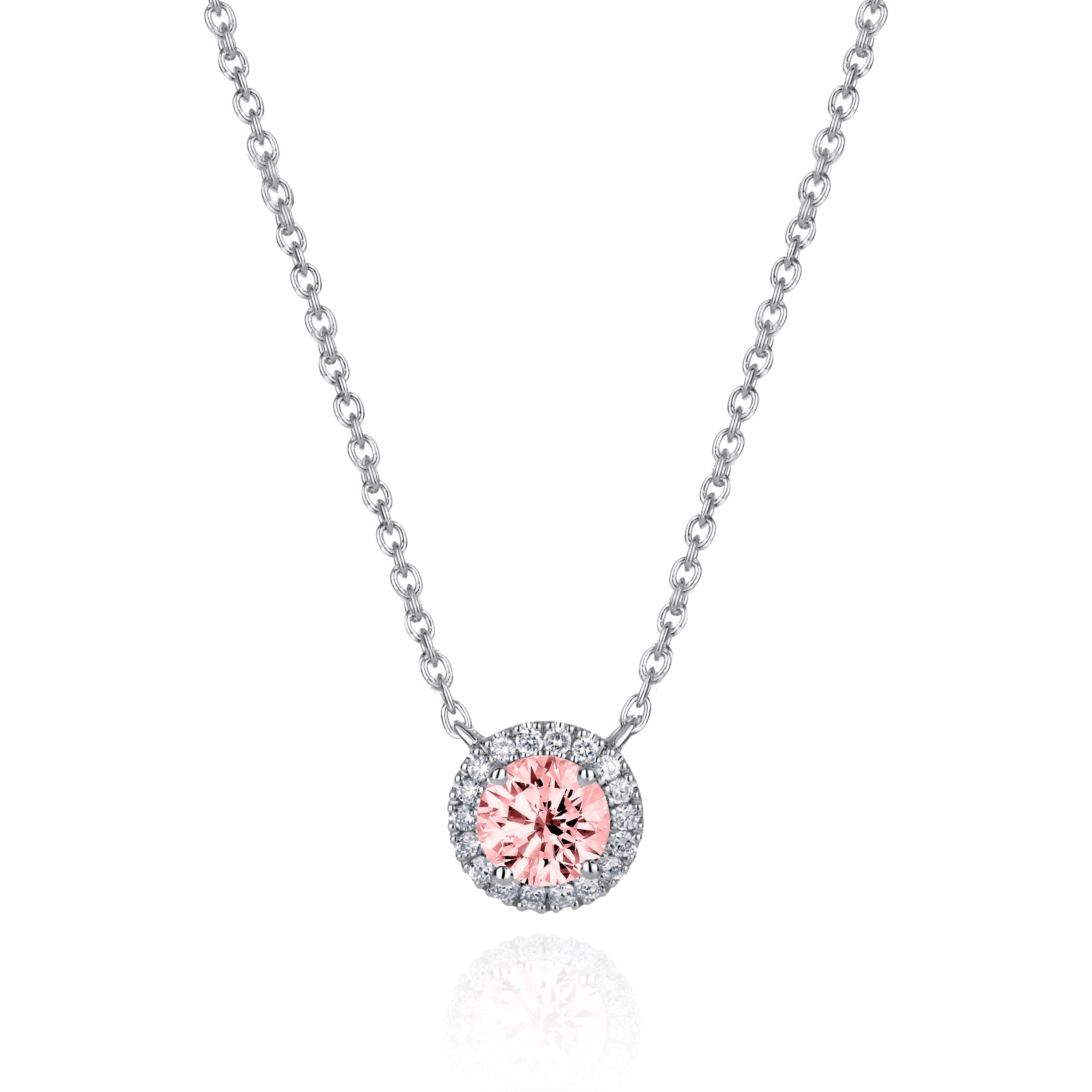 #Stone Color_Pink#Setting_18K White Gold