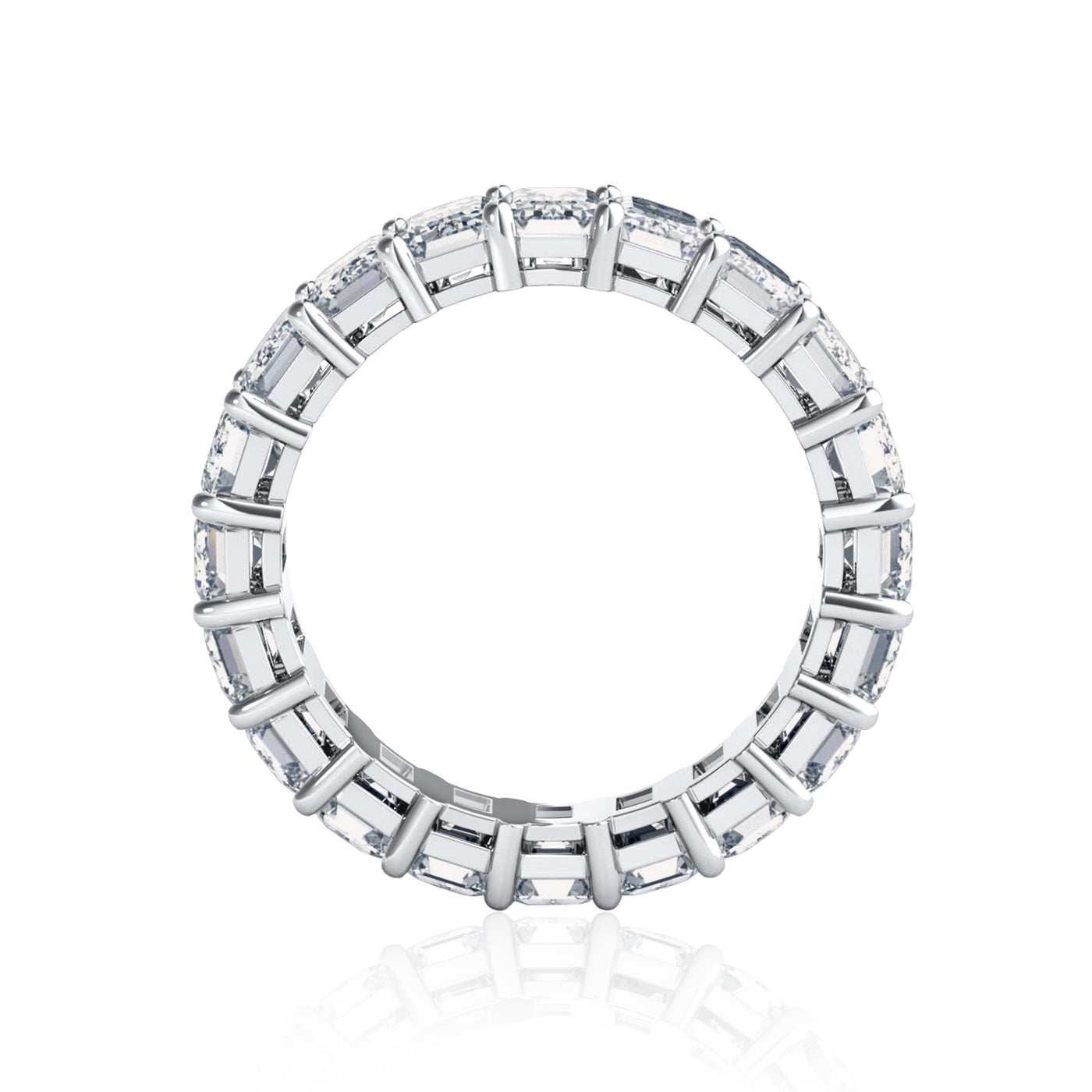 Orchid Emerald Eternity Band