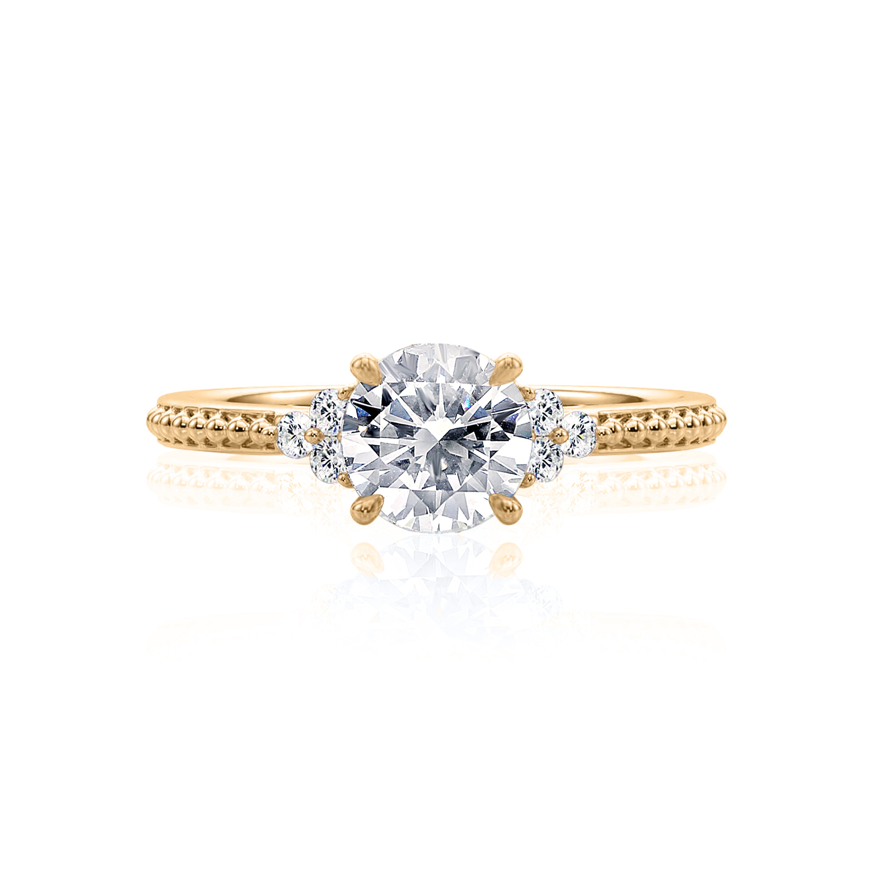 #Metal_14K Yellow Gold#Shape_Round#Metal_18K Yellow Gold