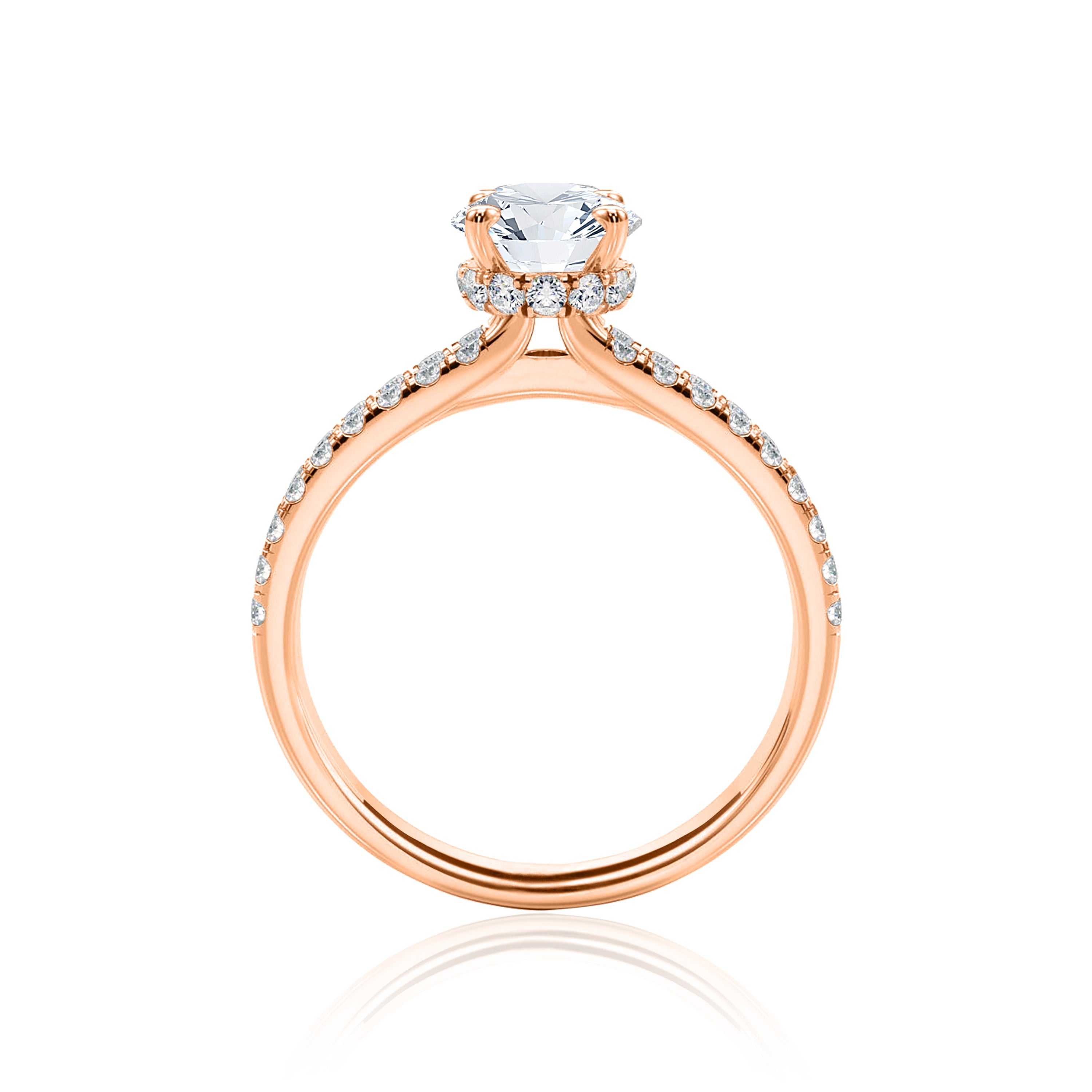 #Metal_14K Rose Gold#Shape_Round