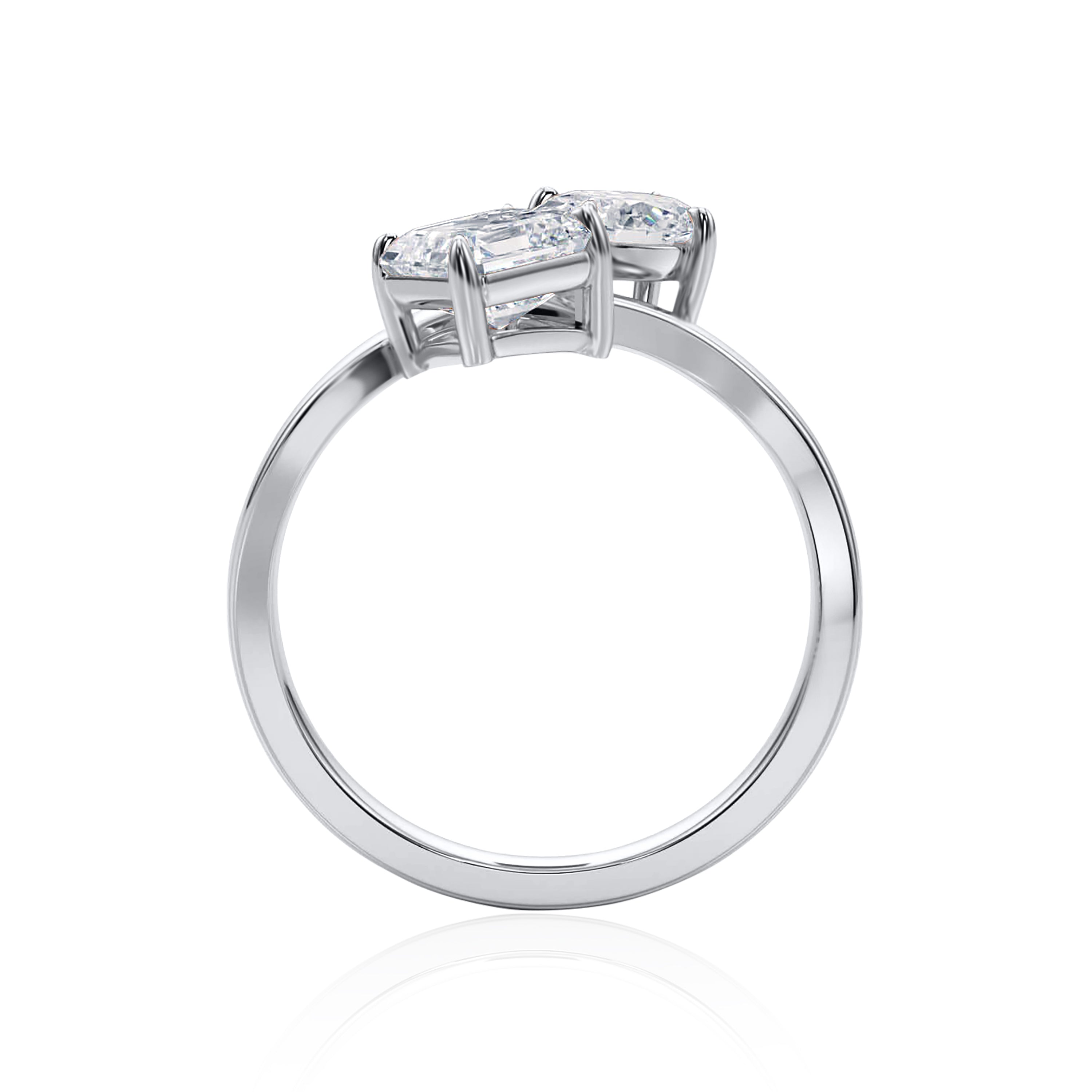 #Metal_14K White Gold#Shape_Asscher#Metal_18K White Gold#Metal_Platinum