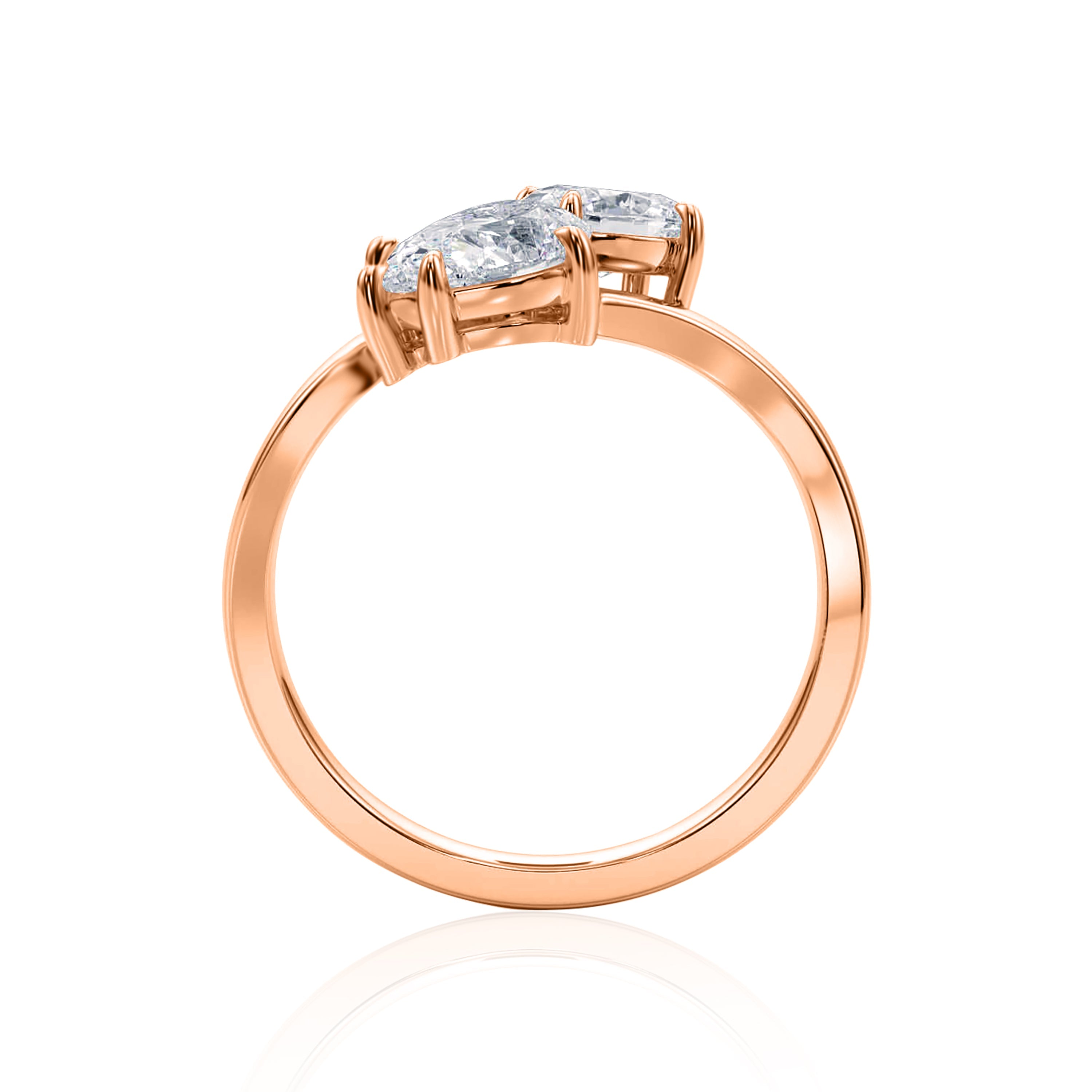 #Metal_14K Rose Gold#Shape_Pear