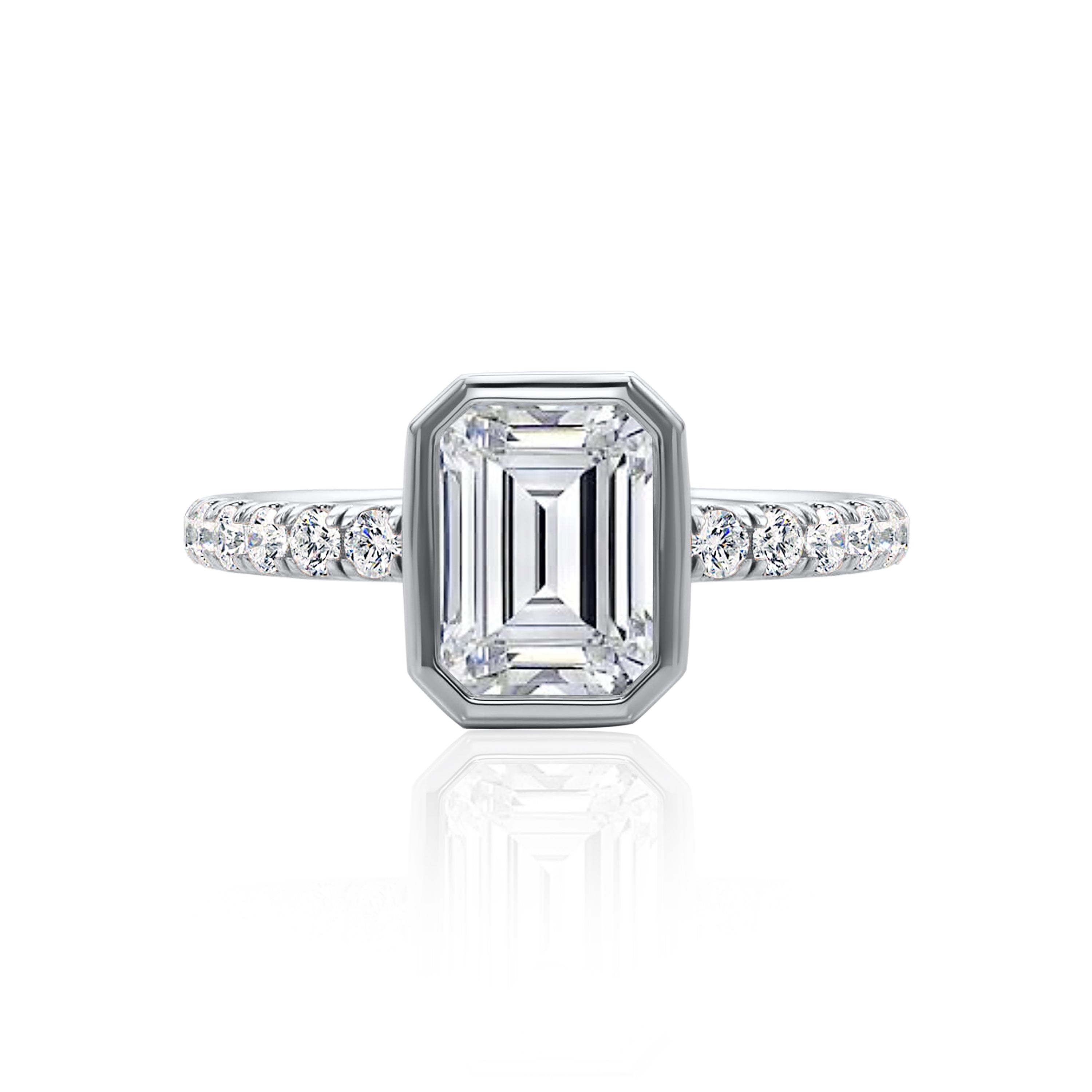 #Metal_14K White Gold#Shape_Emerald#Metal_18K White Gold#Metal_Platinum
