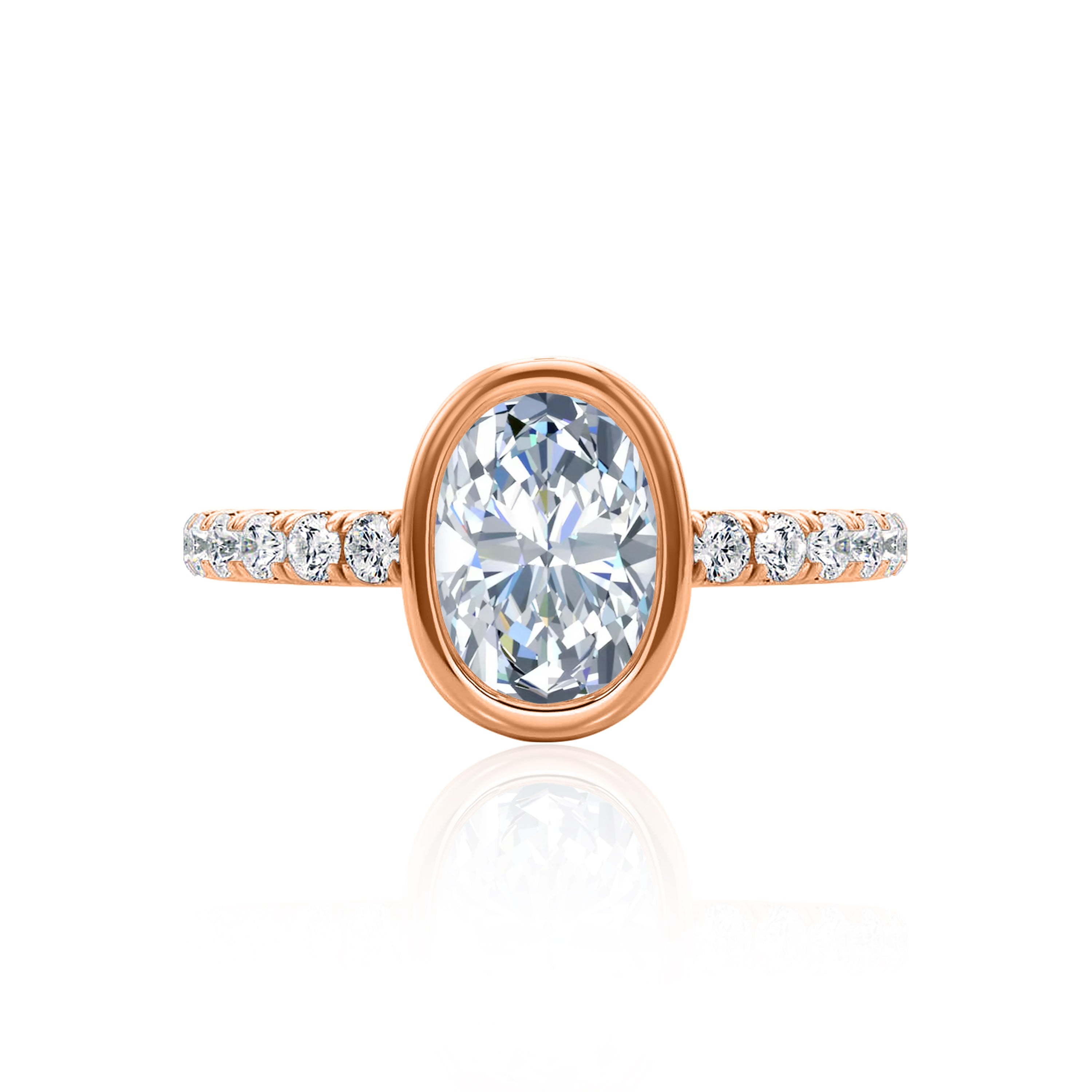 #Metal_14K Rose Gold#Shape_Oval