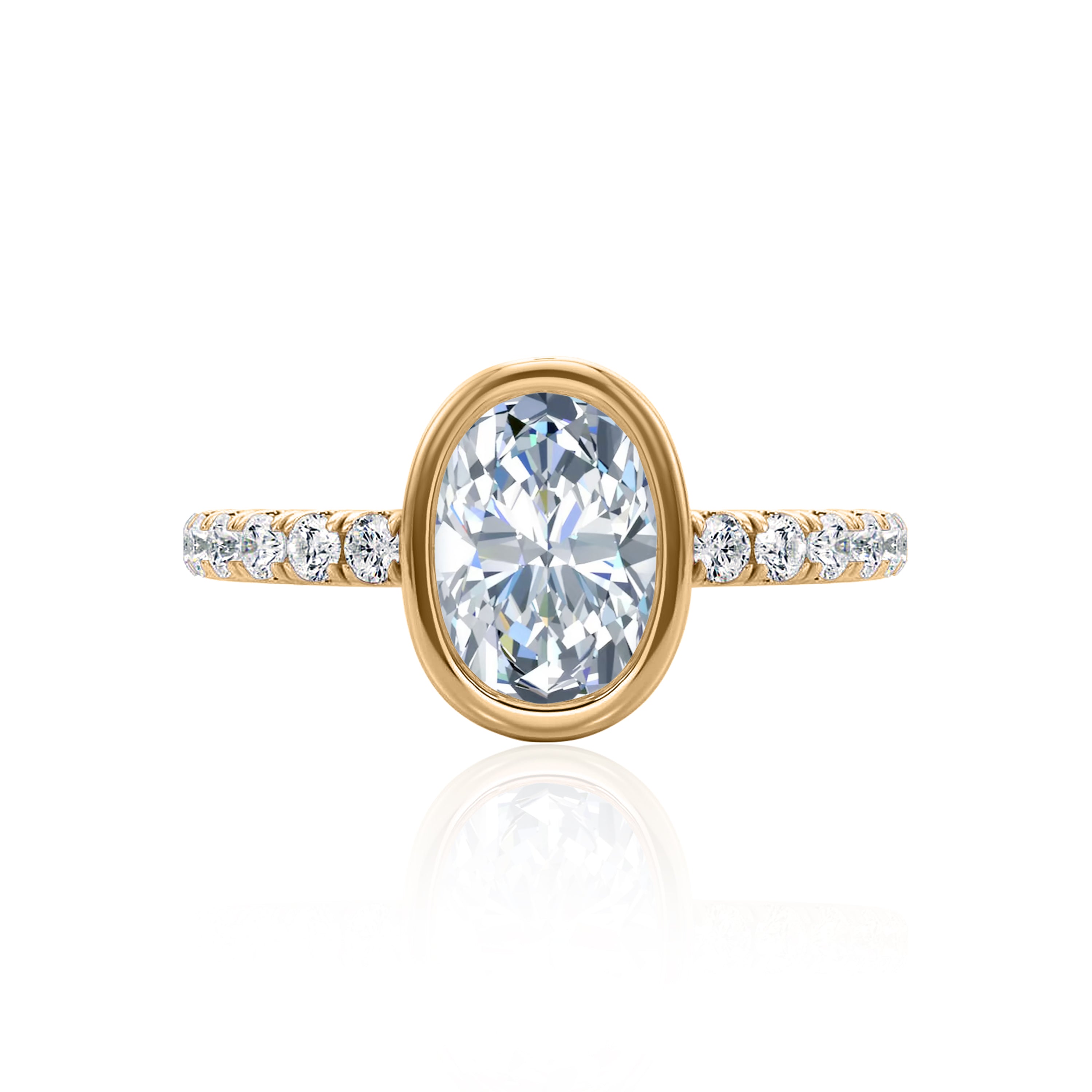 #Metal_14K Yellow Gold#Shape_Oval#Metal_18K Yellow Gold