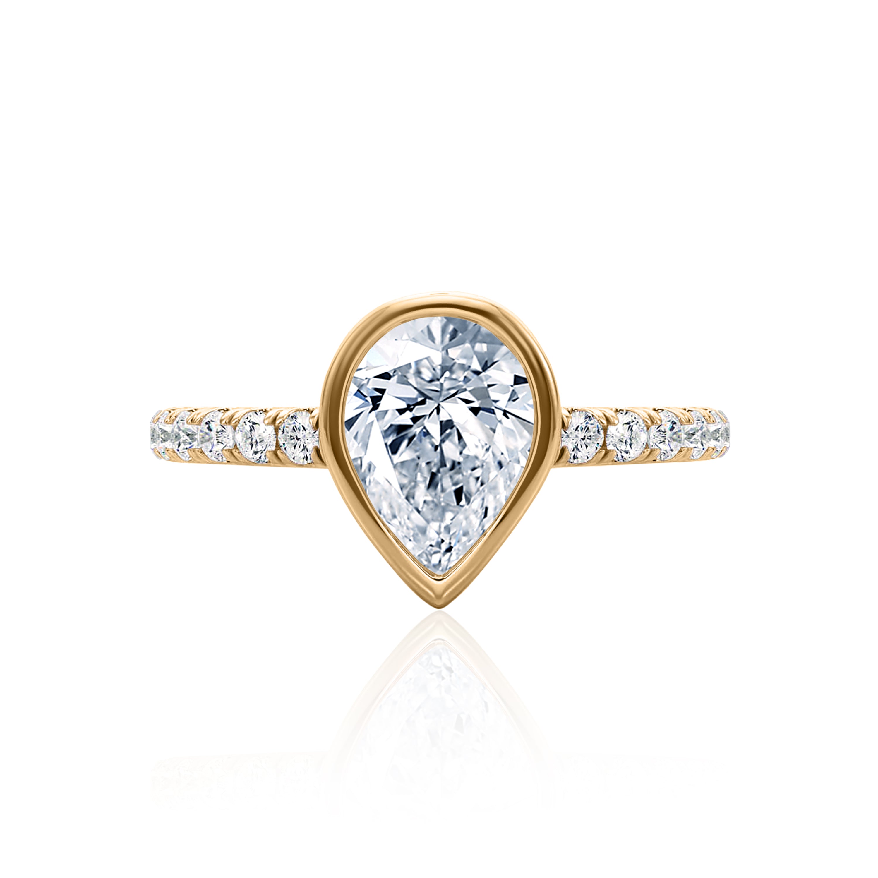 #Metal_14K Yellow Gold#Shape_Pear#Metal_18K Yellow Gold