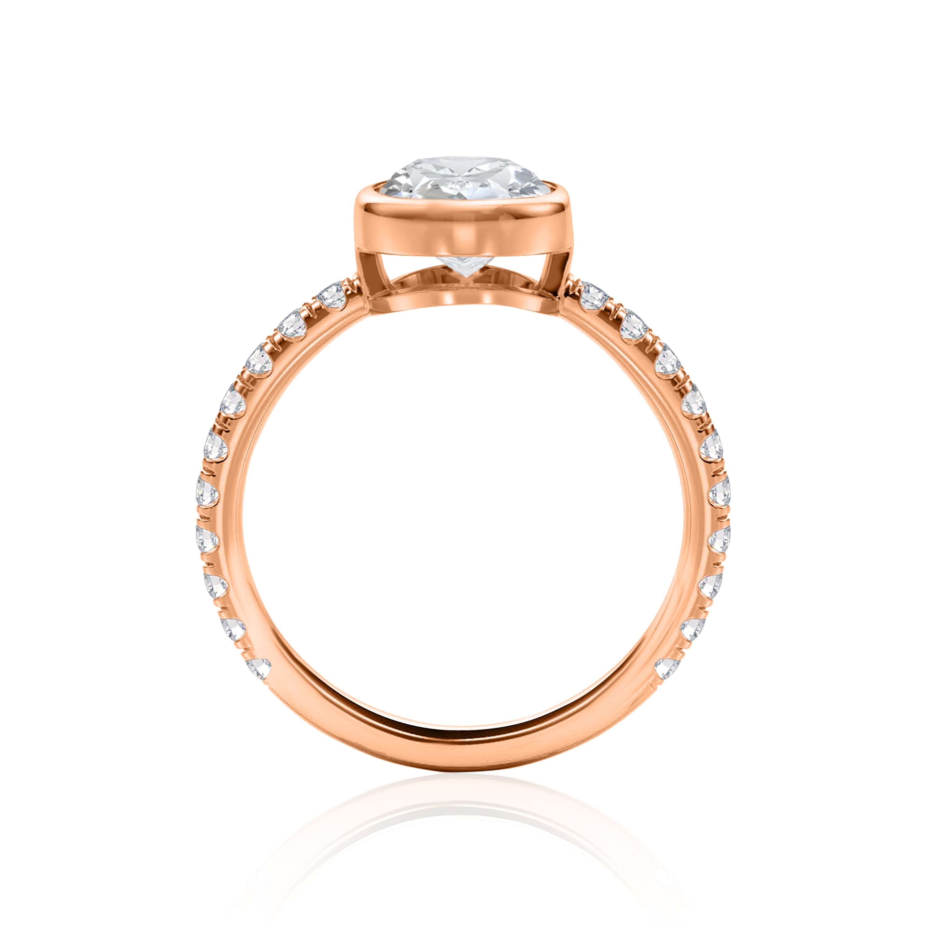 #Metal_14K Rose Gold#Shape_Round