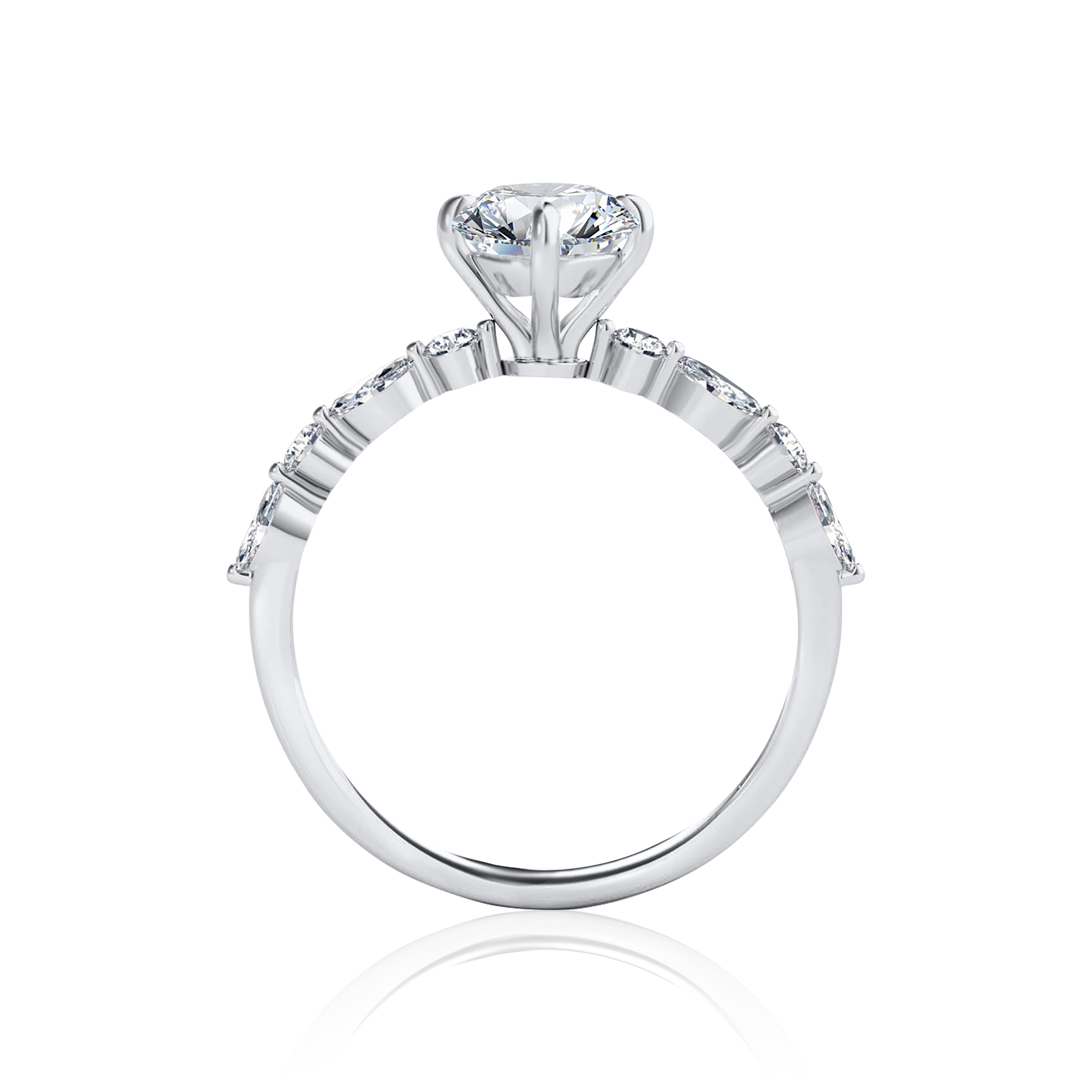 #Metal_14K White Gold#Shape_Round#Metal_18K White Gold#Metal_Platinum