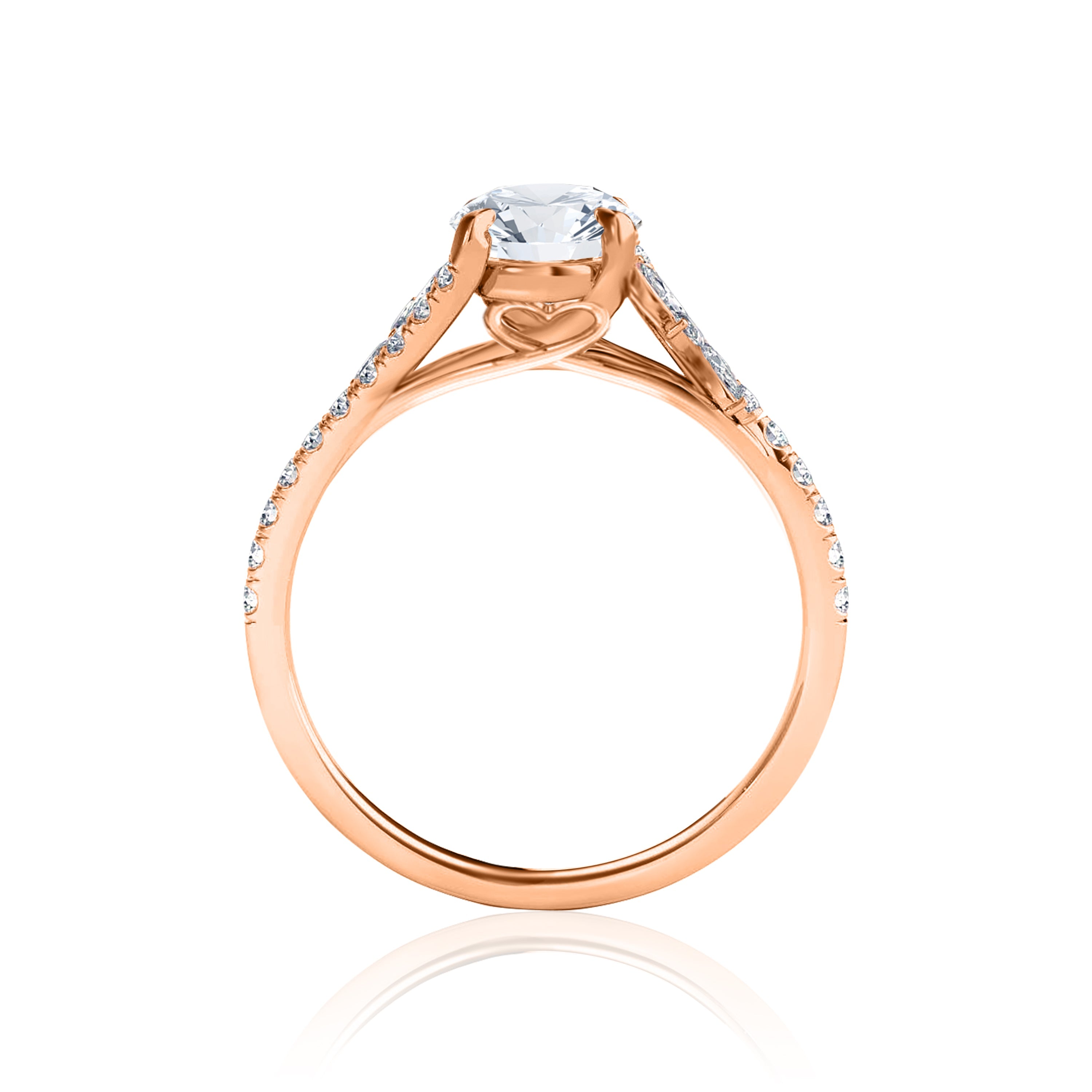 #Metal_14K Rose Gold#Shape_Round