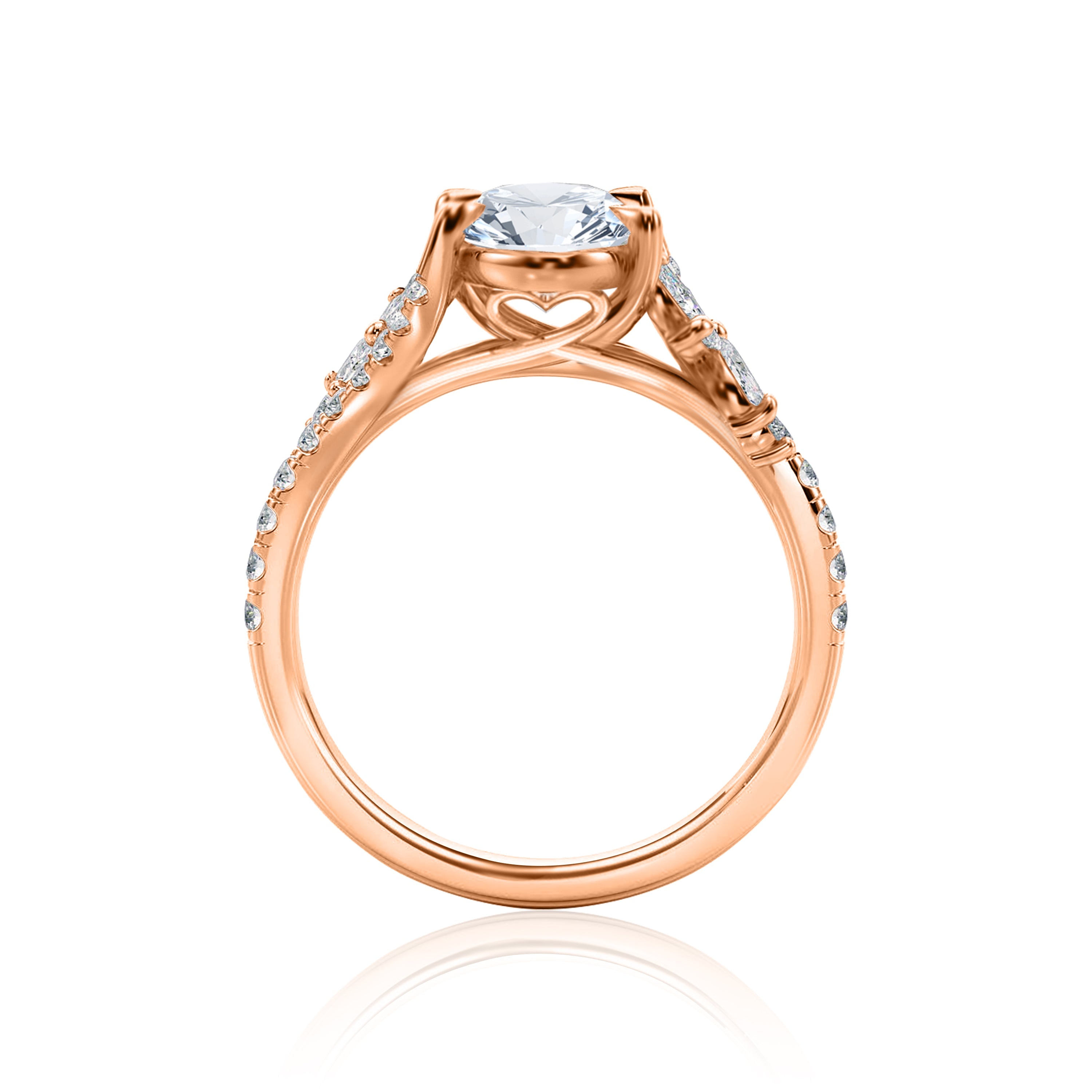 #Metal_14K Rose Gold#Shape_Oval