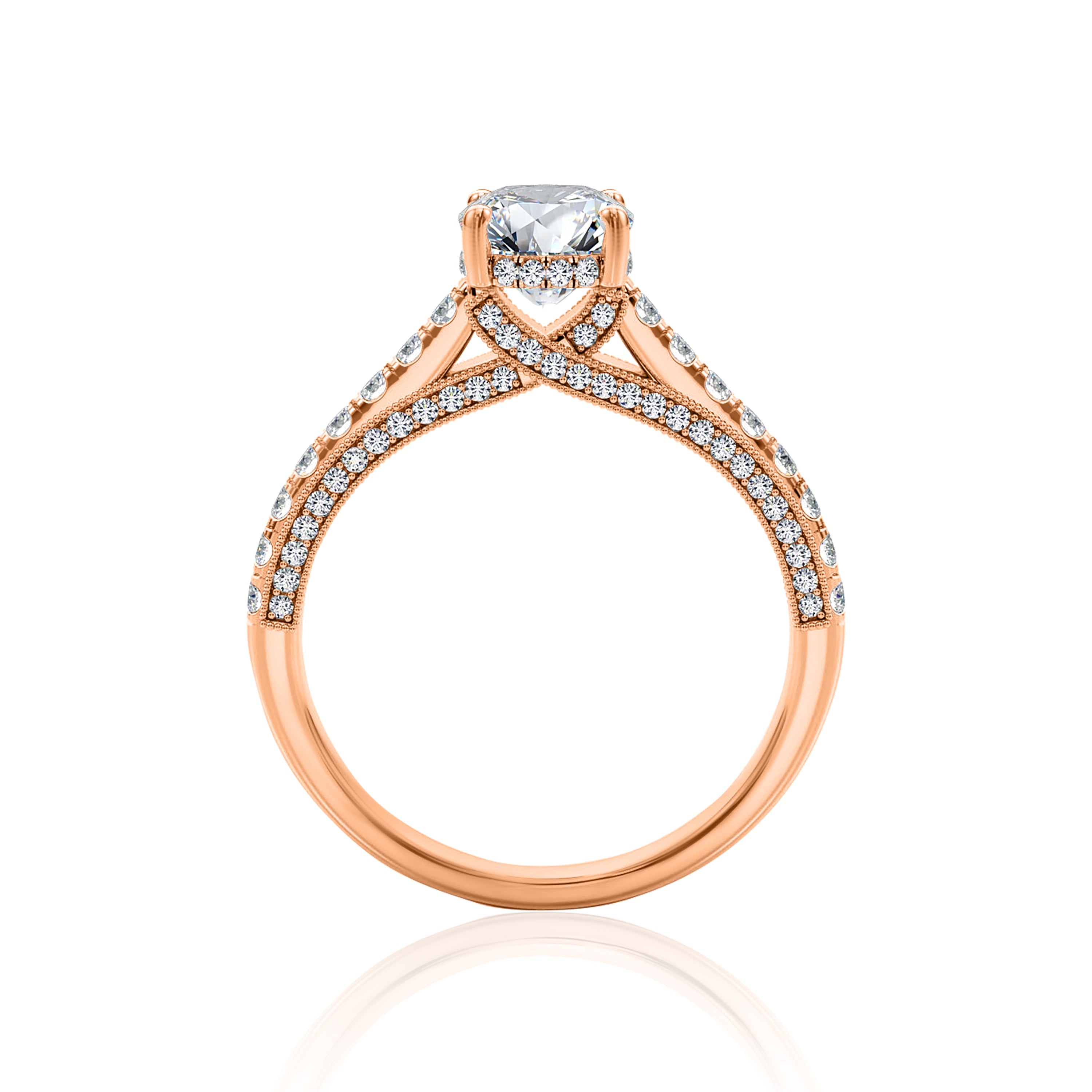 #Metal_14K Rose Gold#Shape_Round