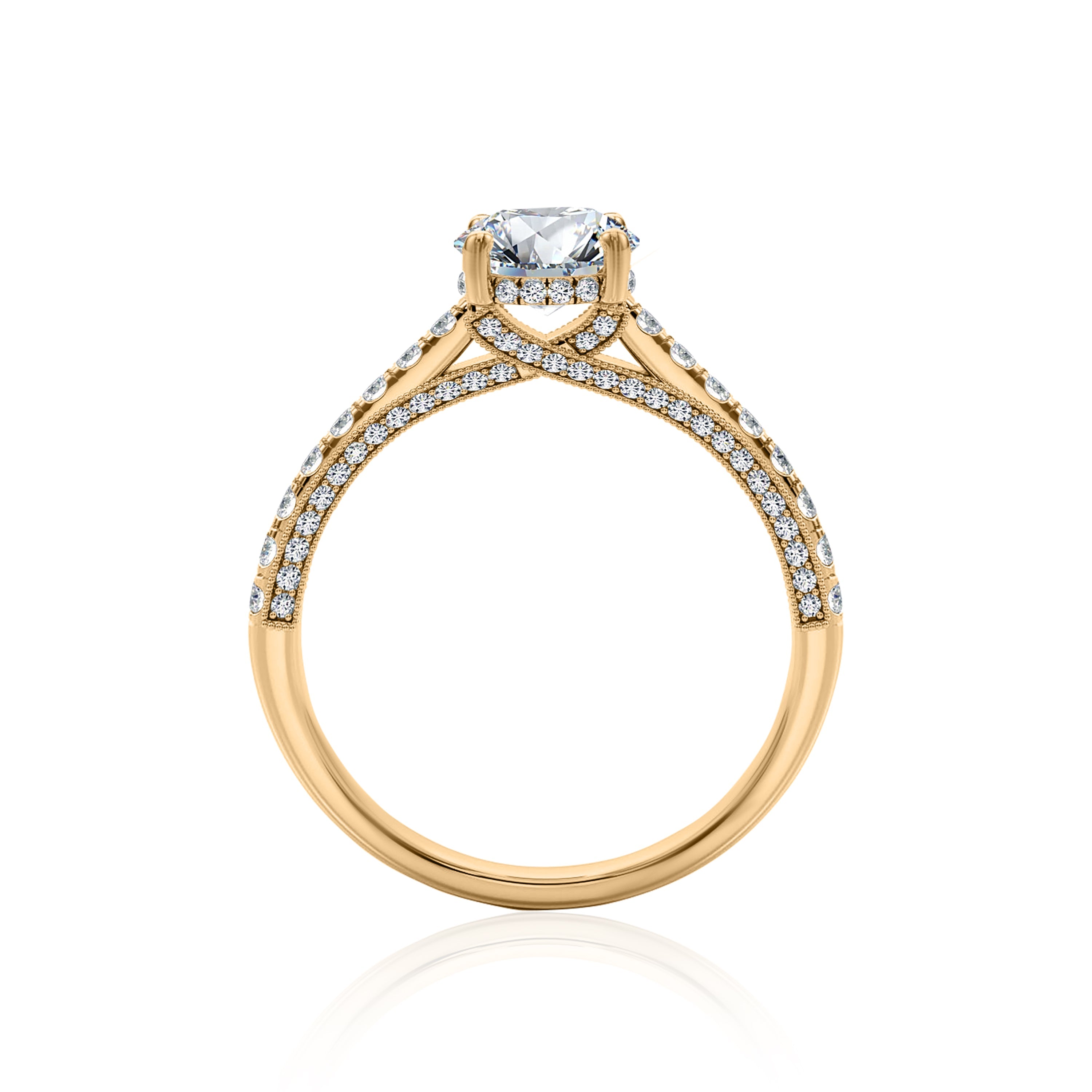 #Metal_14K Yellow Gold#Shape_Round#Metal_18K Yellow Gold