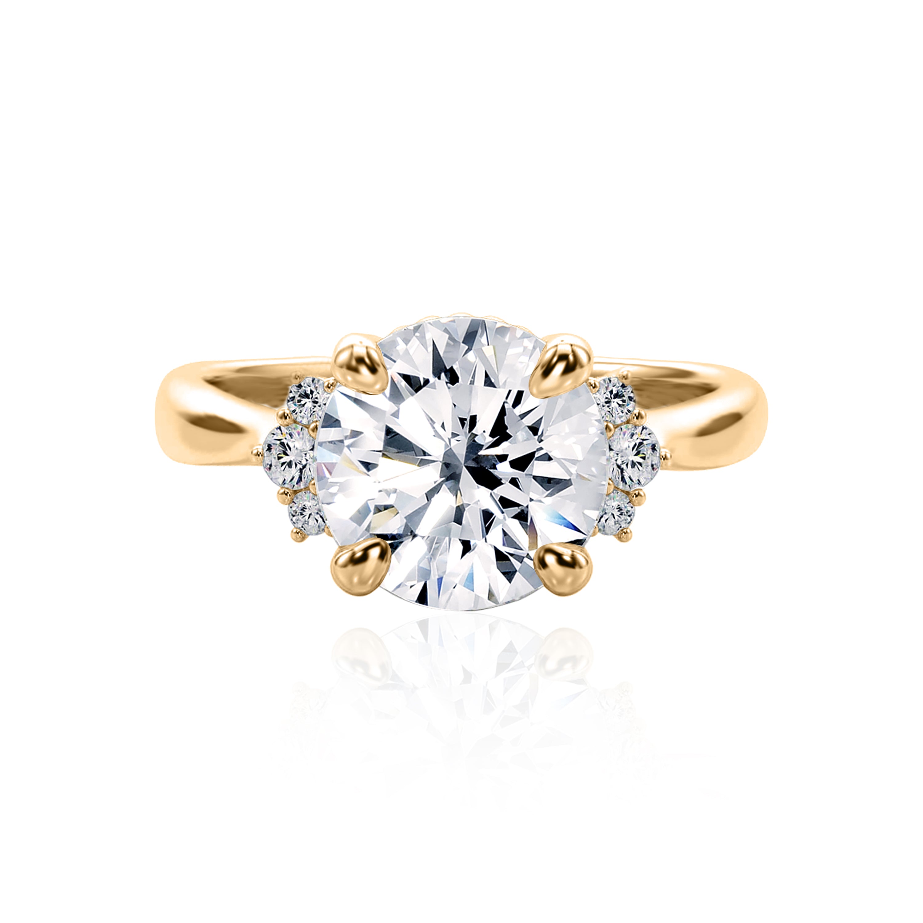 #Metal_14K Yellow Gold#Shape_Round#Metal_18K Yellow Gold