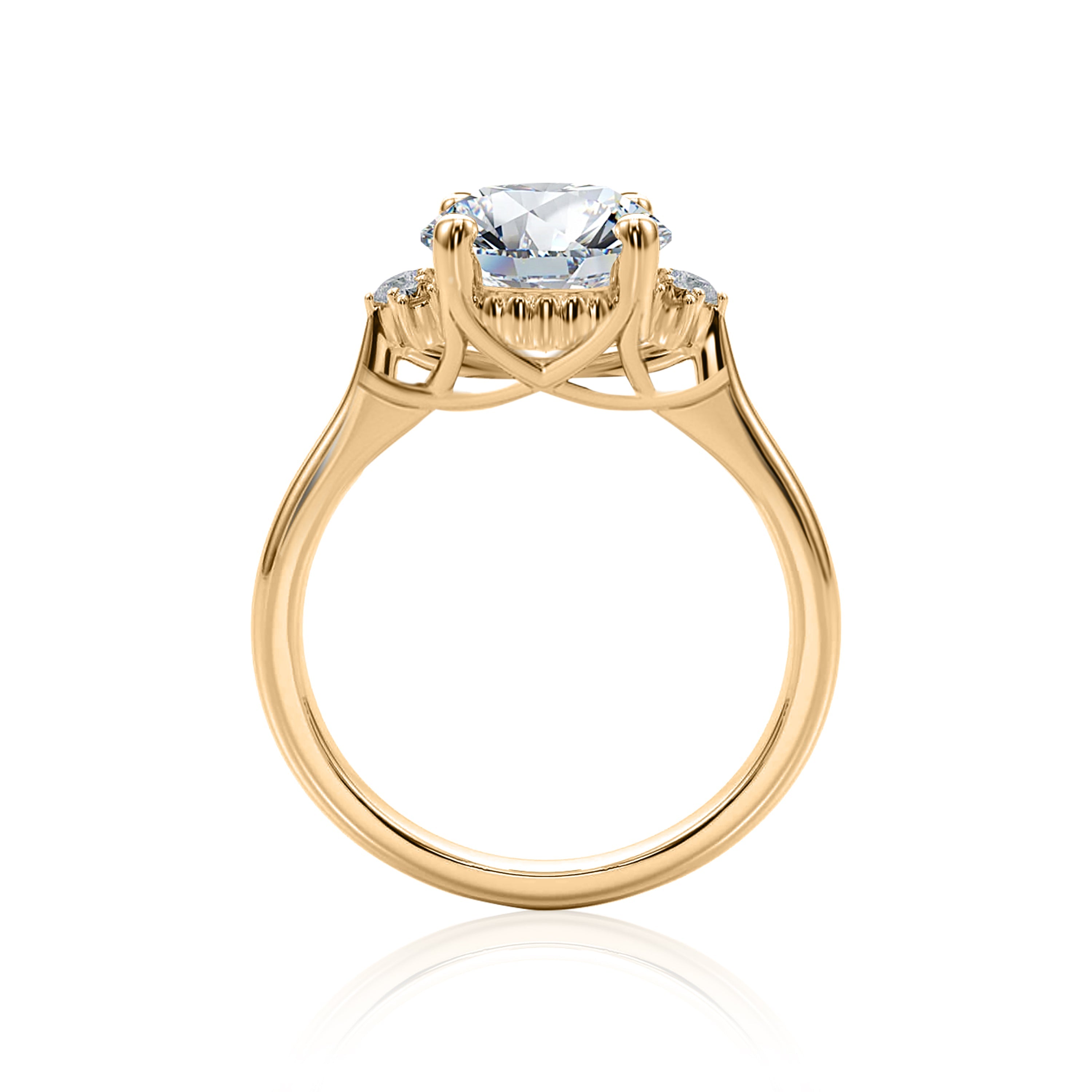 #Metal_14K Yellow Gold#Shape_Round#Metal_18K Yellow Gold