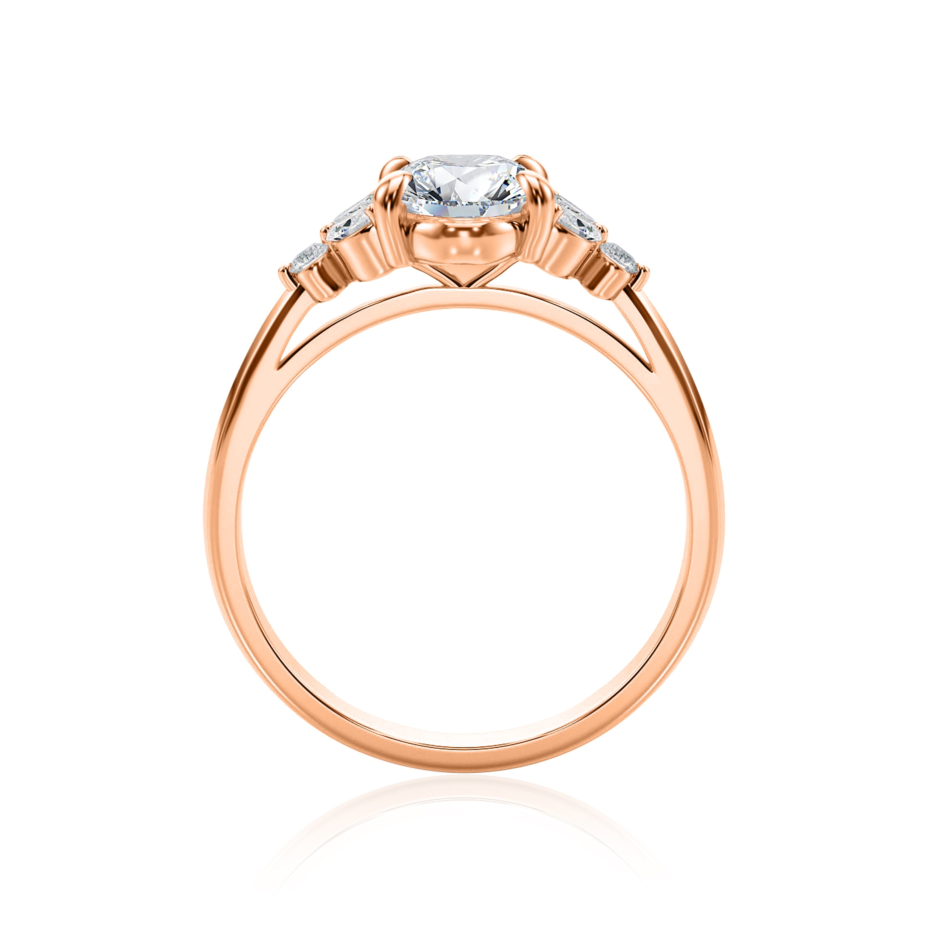 #Metal_14K Rose Gold#Shape_Oval