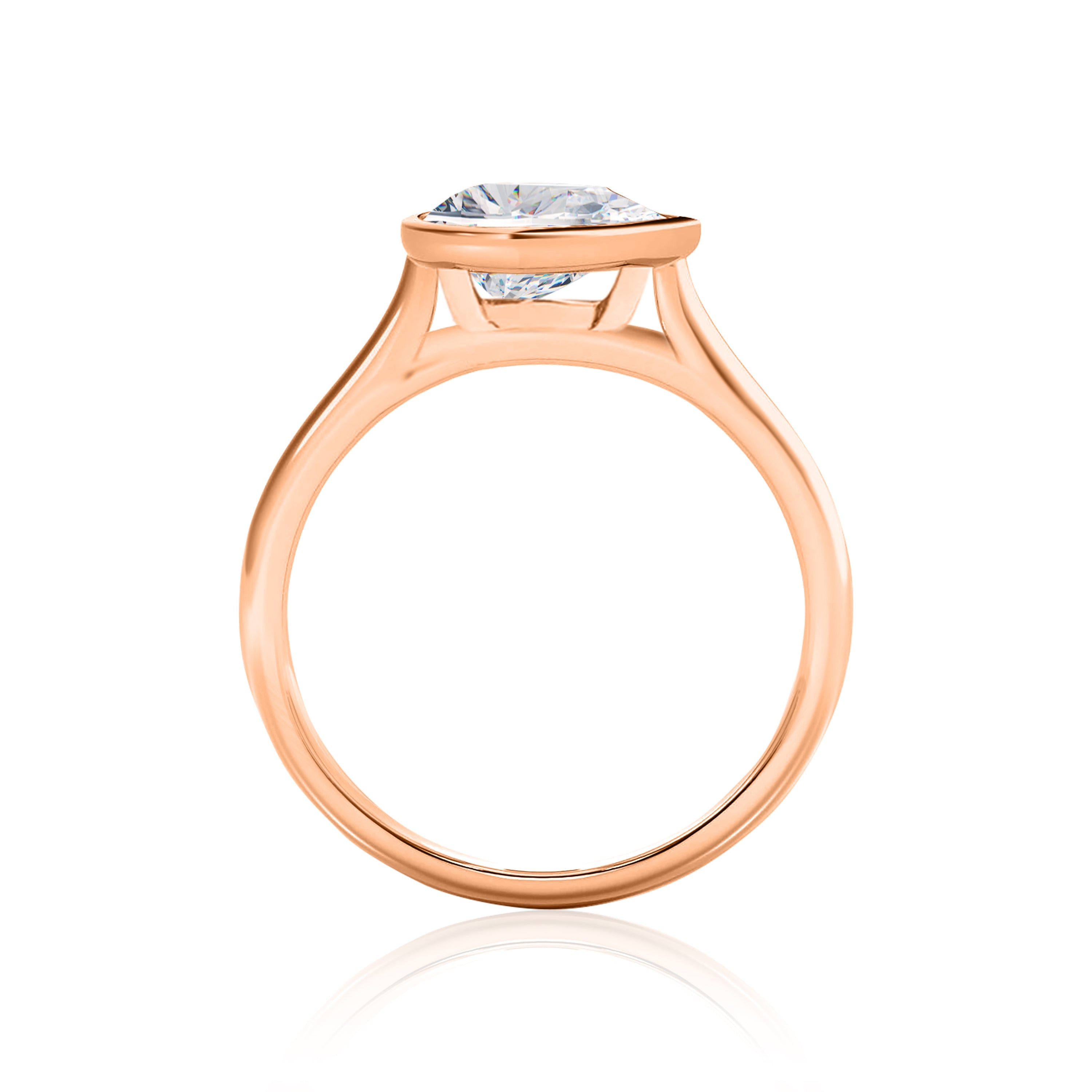 #Metal_14K Rose Gold#Shape_Pear