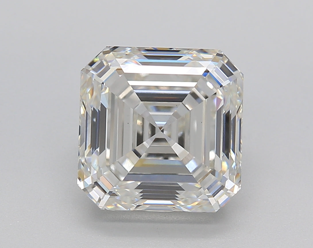 SQUARE Emerald Lab Created Diamond