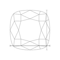Cushion Lab Created Diamond
