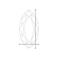 Marquise Lab Created Diamond