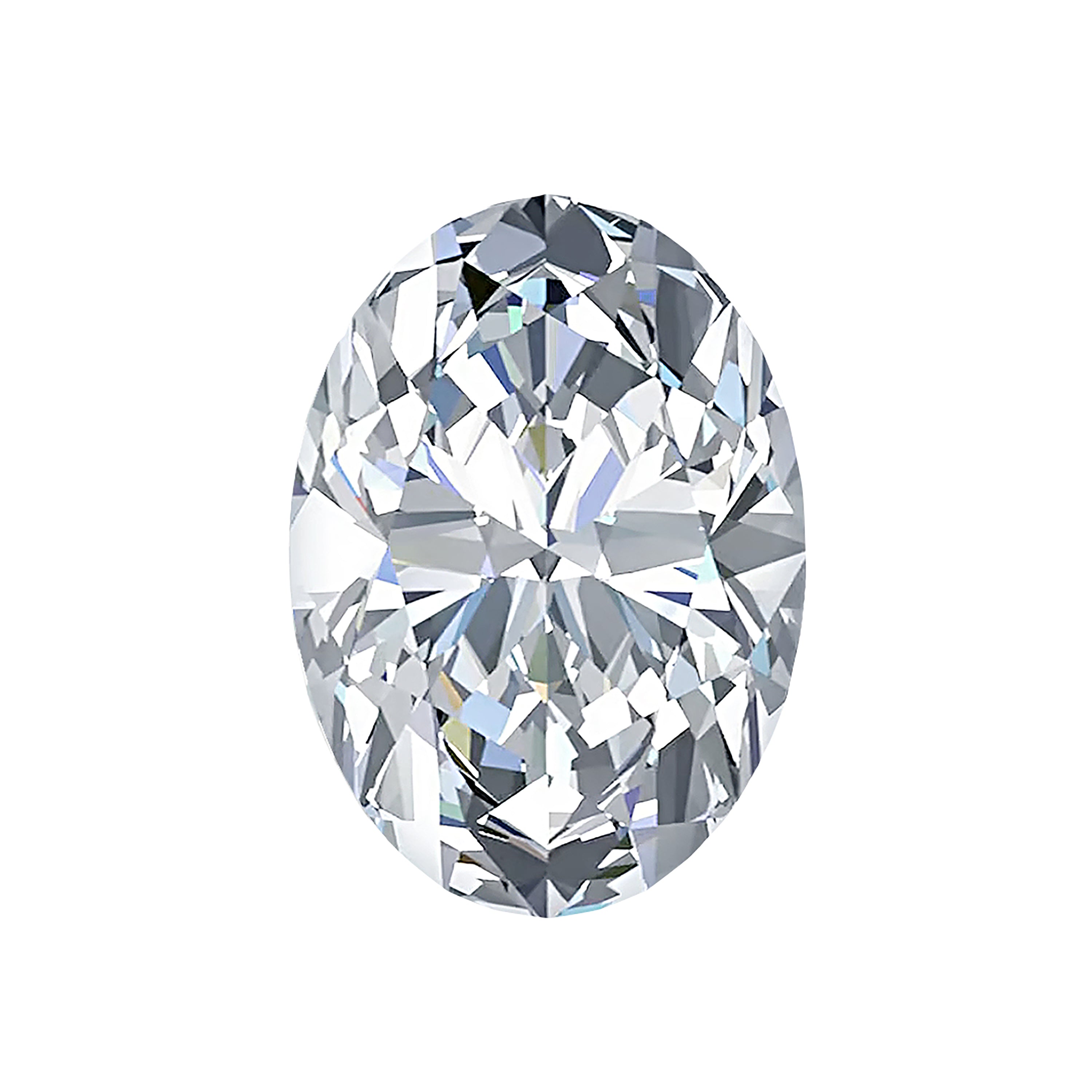 Oval Lab Created Diamond